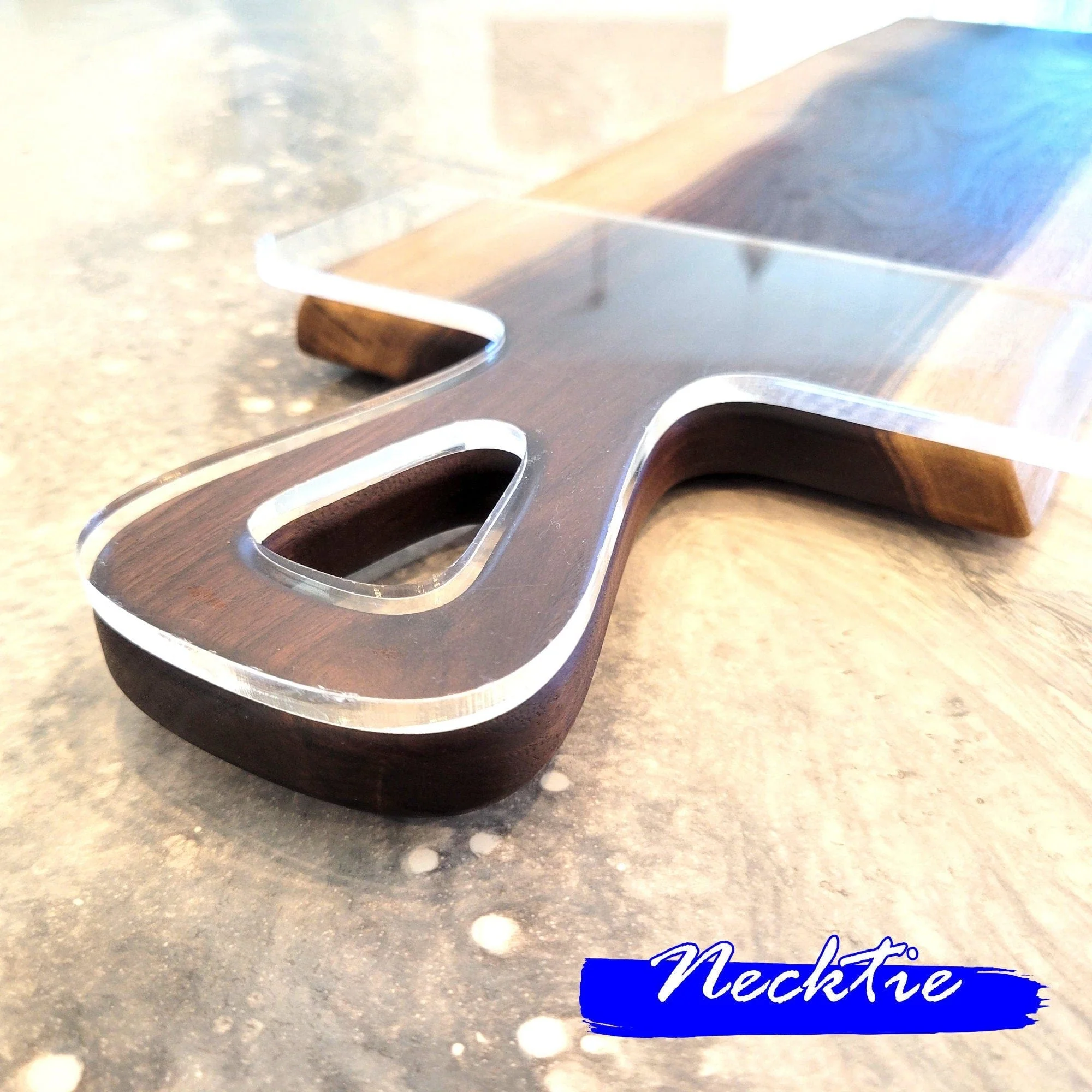 Organic Charcuterie Board Handle Acrylic Router Template - Image 4