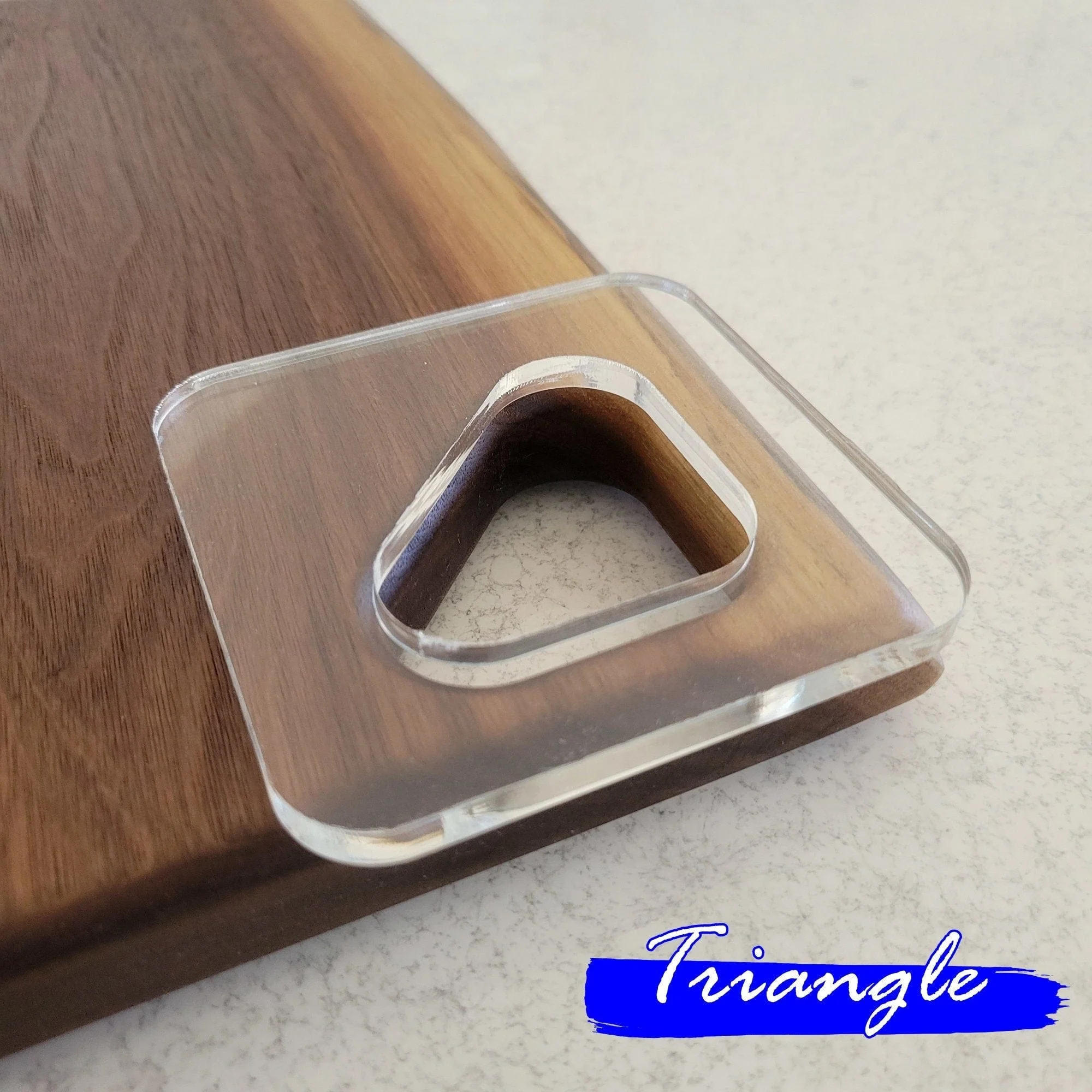 Organic Charcuterie Board Handle Acrylic Router Template - Image 7