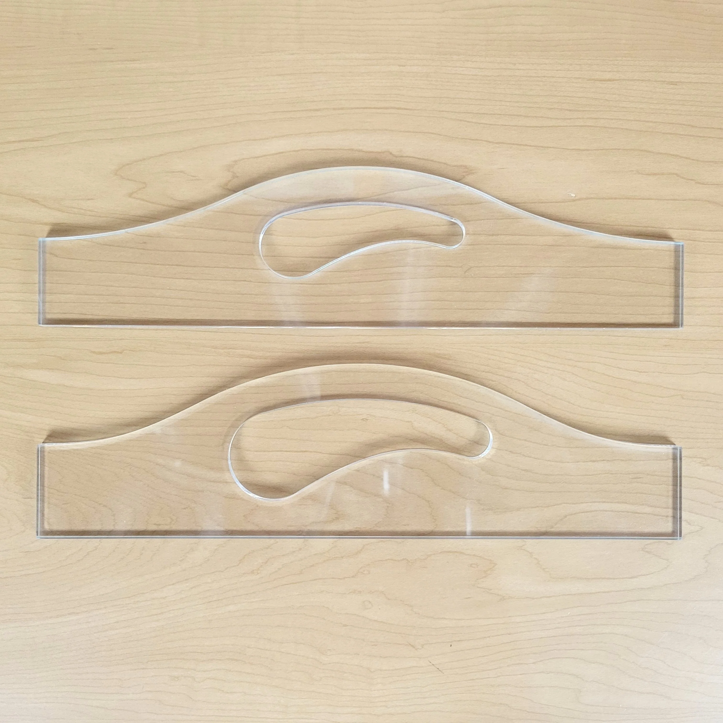 Curves Charcuterie Board Handle Acrylic Router Template - Image 2
