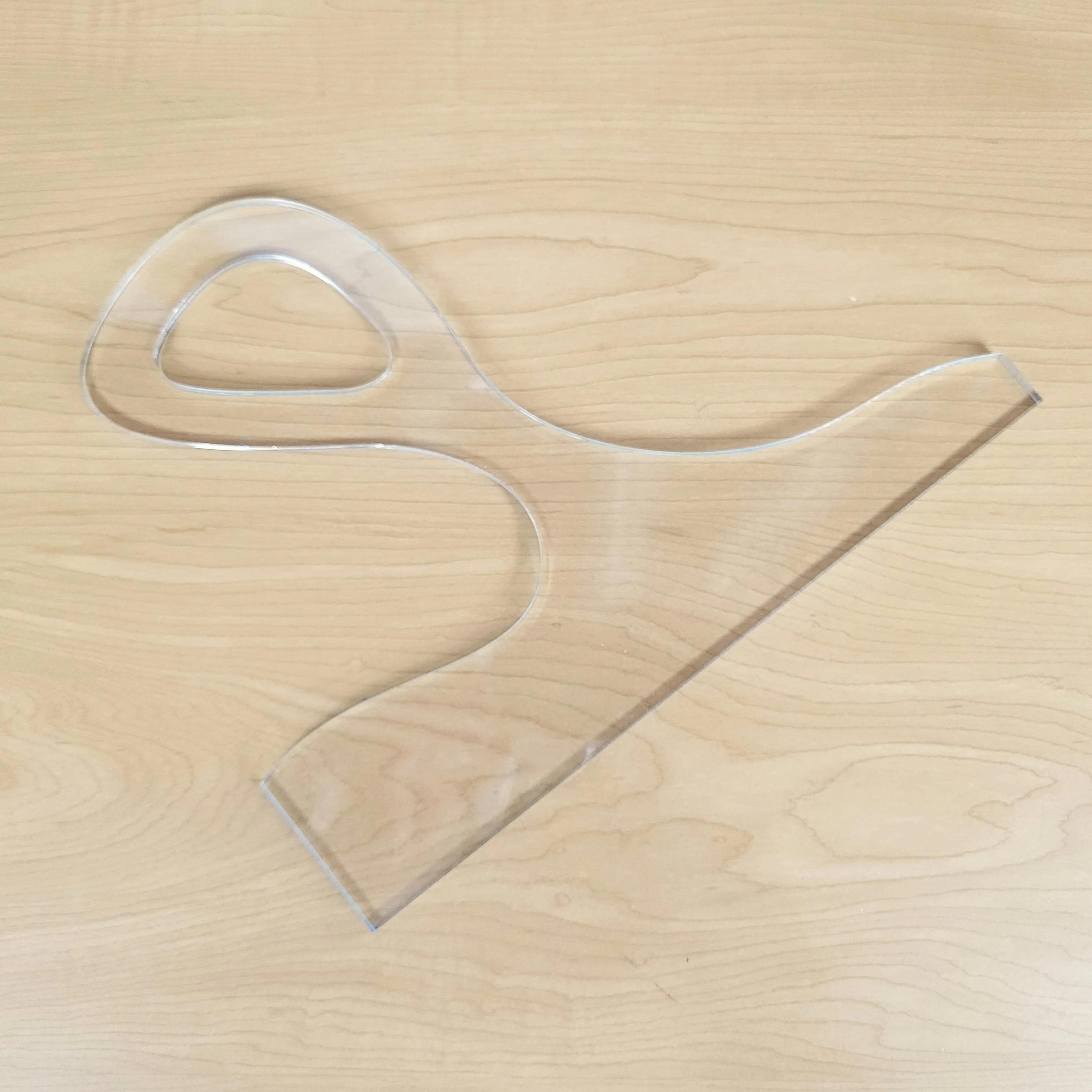 Curvy Charcuterie Board Handle Acrylic Router Template - Image 4