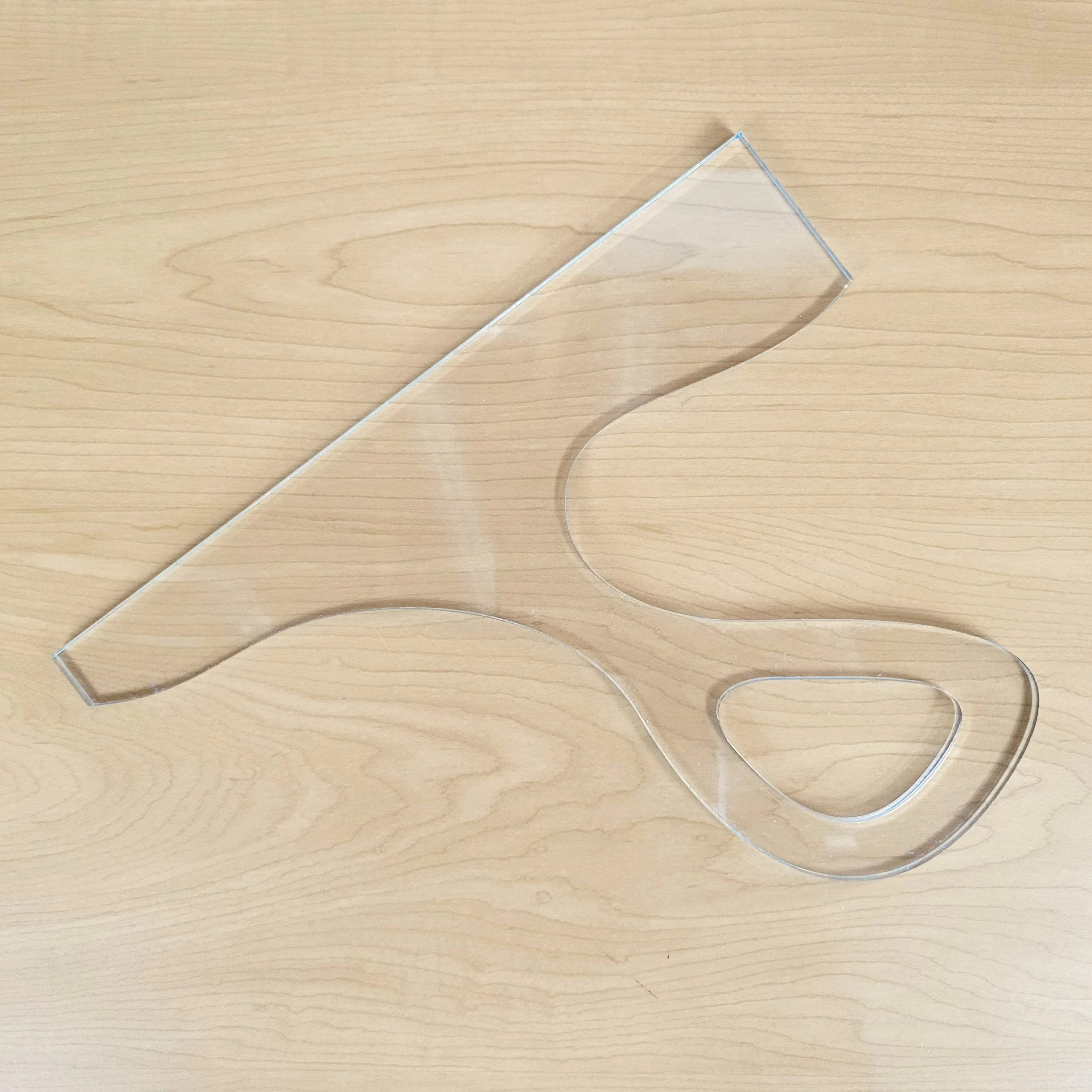 Curvy Charcuterie Board Handle Acrylic Router Template - Image 5