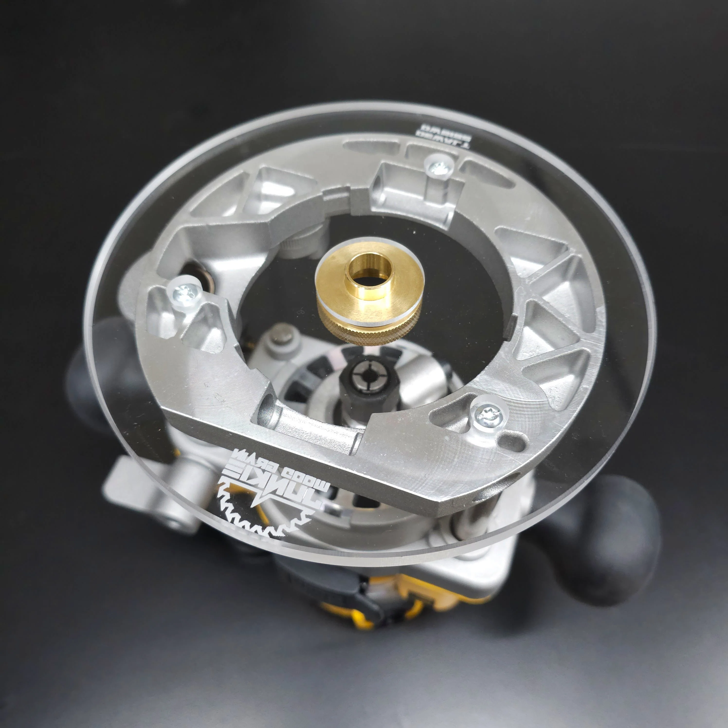 FullFit Pro™ 7in Round Base Plate - DeWalt DW618 Router Plunge Base (DW6182) - Image 3