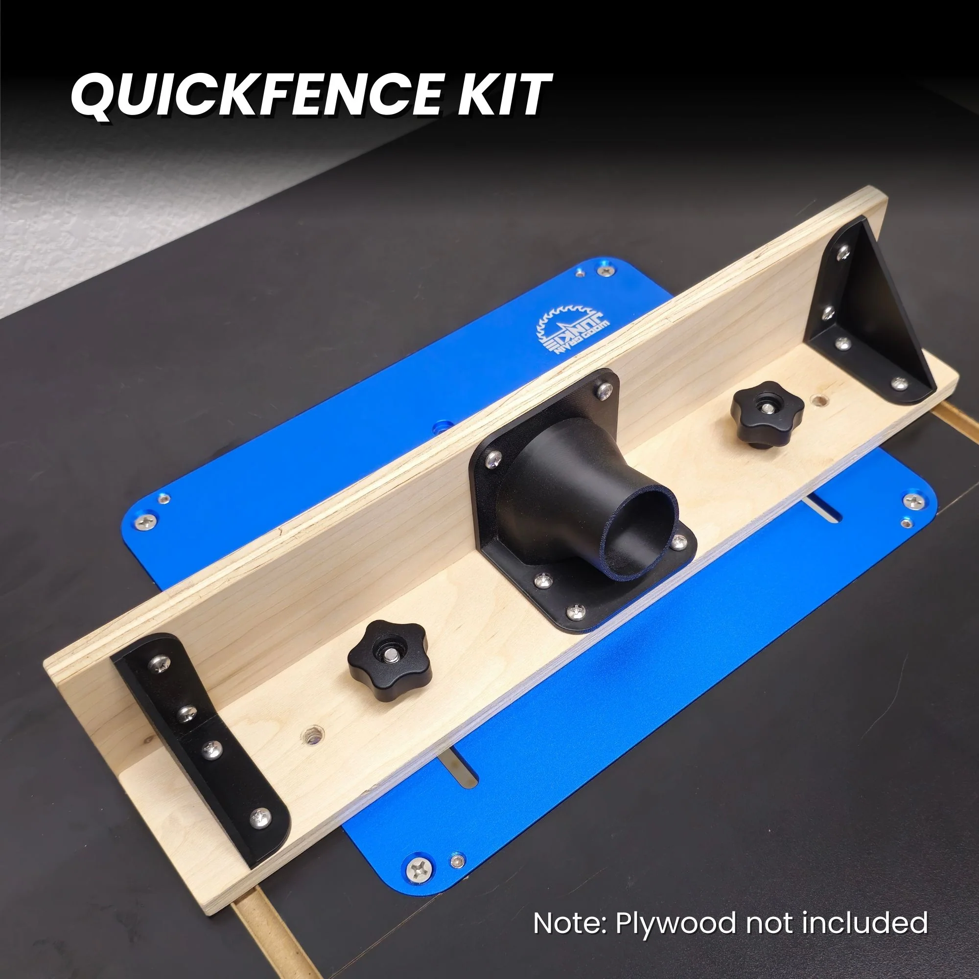 DualFit Pro® Aluminum Router Insert Plate With Insert Rings - Fits Full-Size and Trim Routers - Image 6