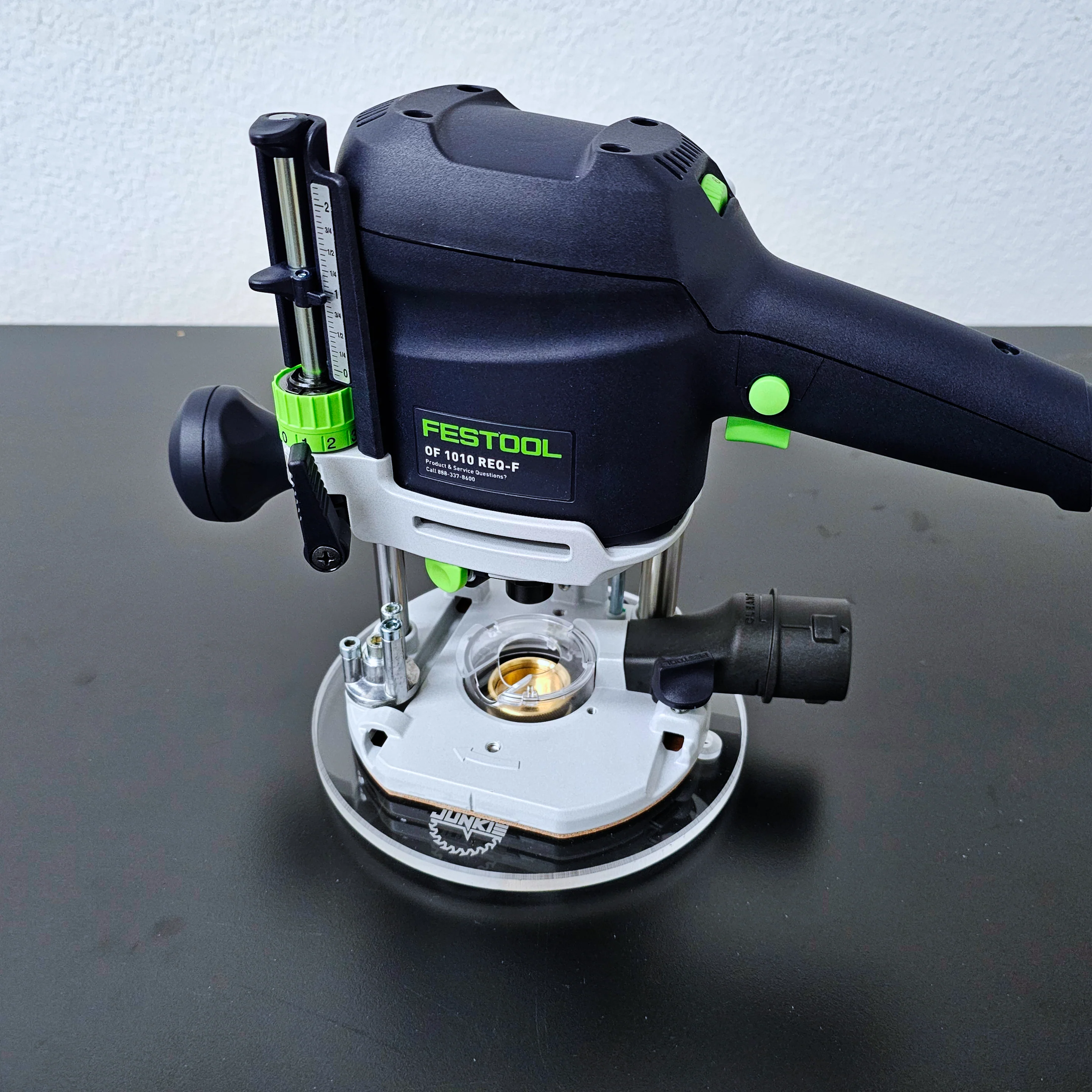 FullFit Pro™ 7in Round Base Plate - Festool OF 1010 REQ-F and 1400 EQ-F Router - Image 6