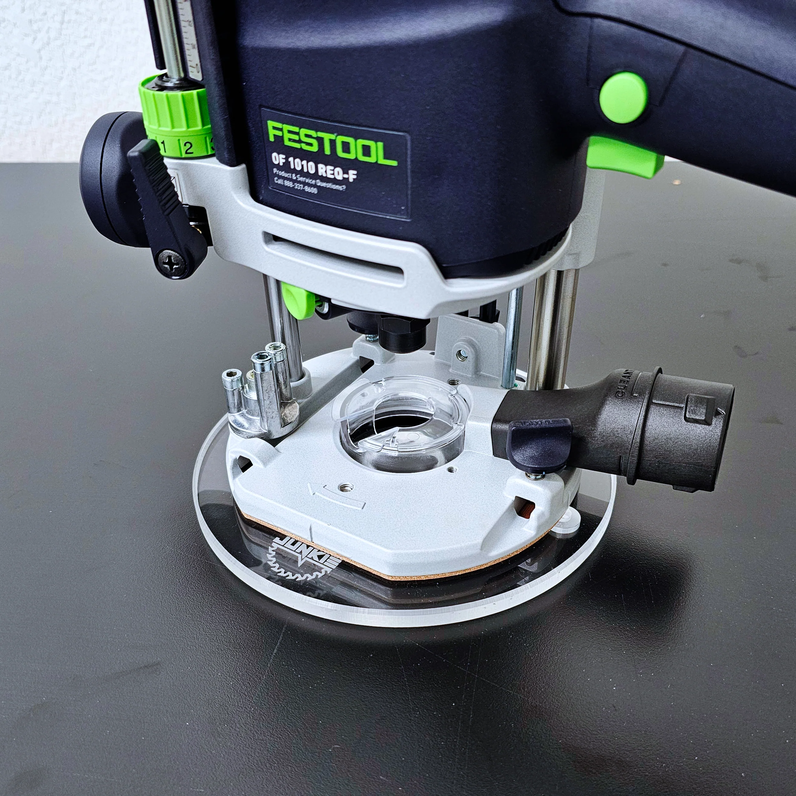 FullFit Pro™ 7in Round Base Plate - Festool OF 1010 REQ-F and 1400 EQ-F Router - Image 7