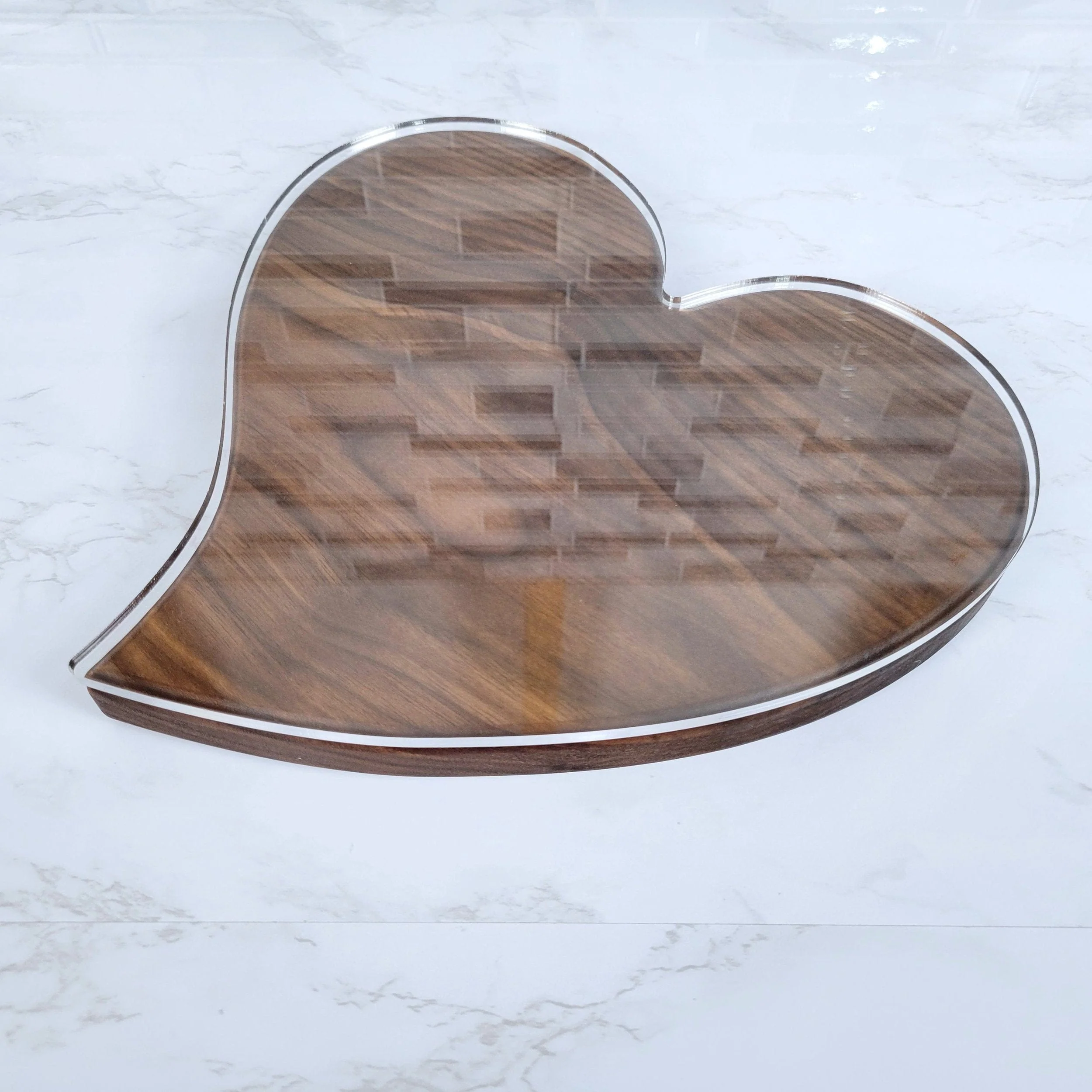Heart Shape Cutting Board Acrylic Router Template - Image 3