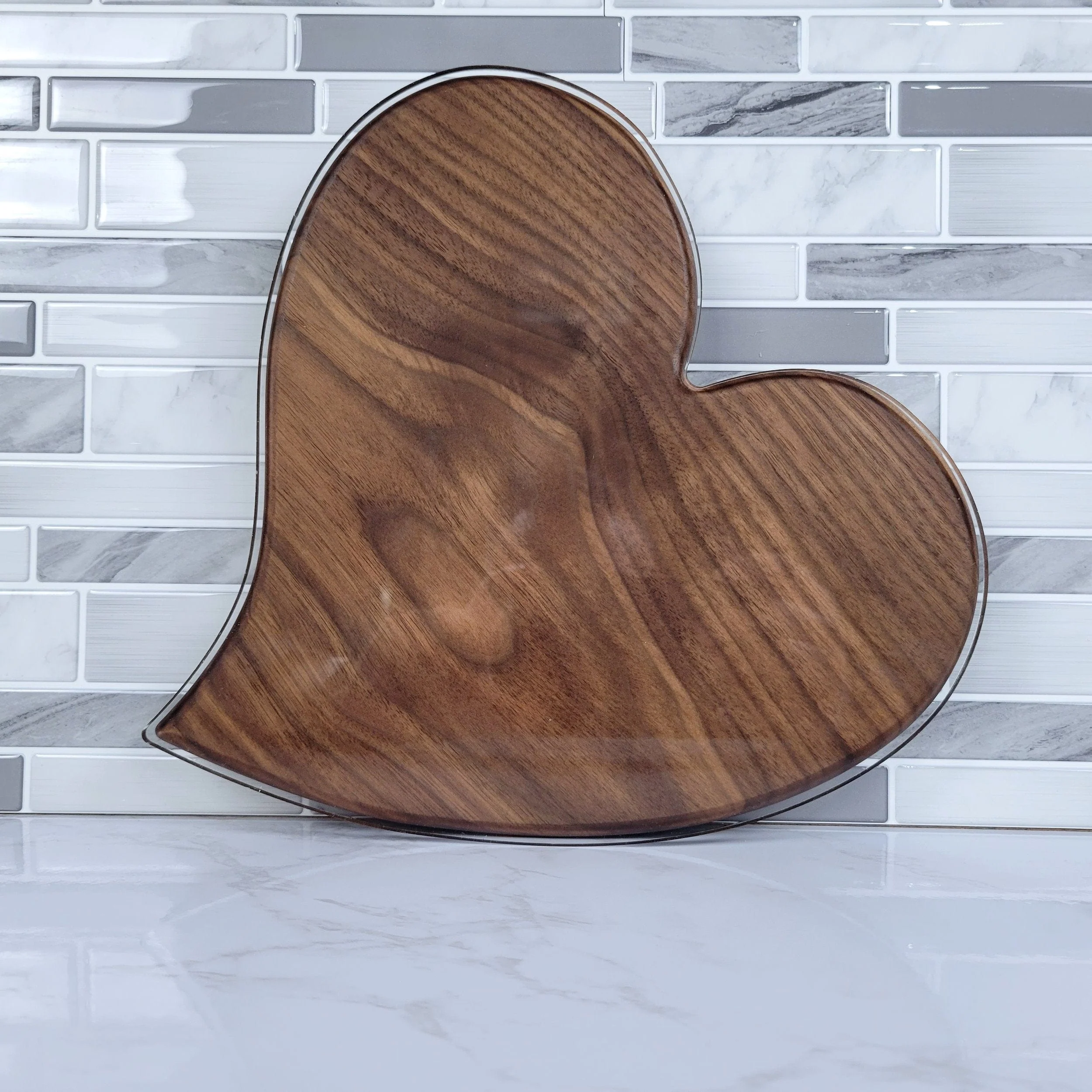 Heart Shape Cutting Board Acrylic Router Template - Image 7