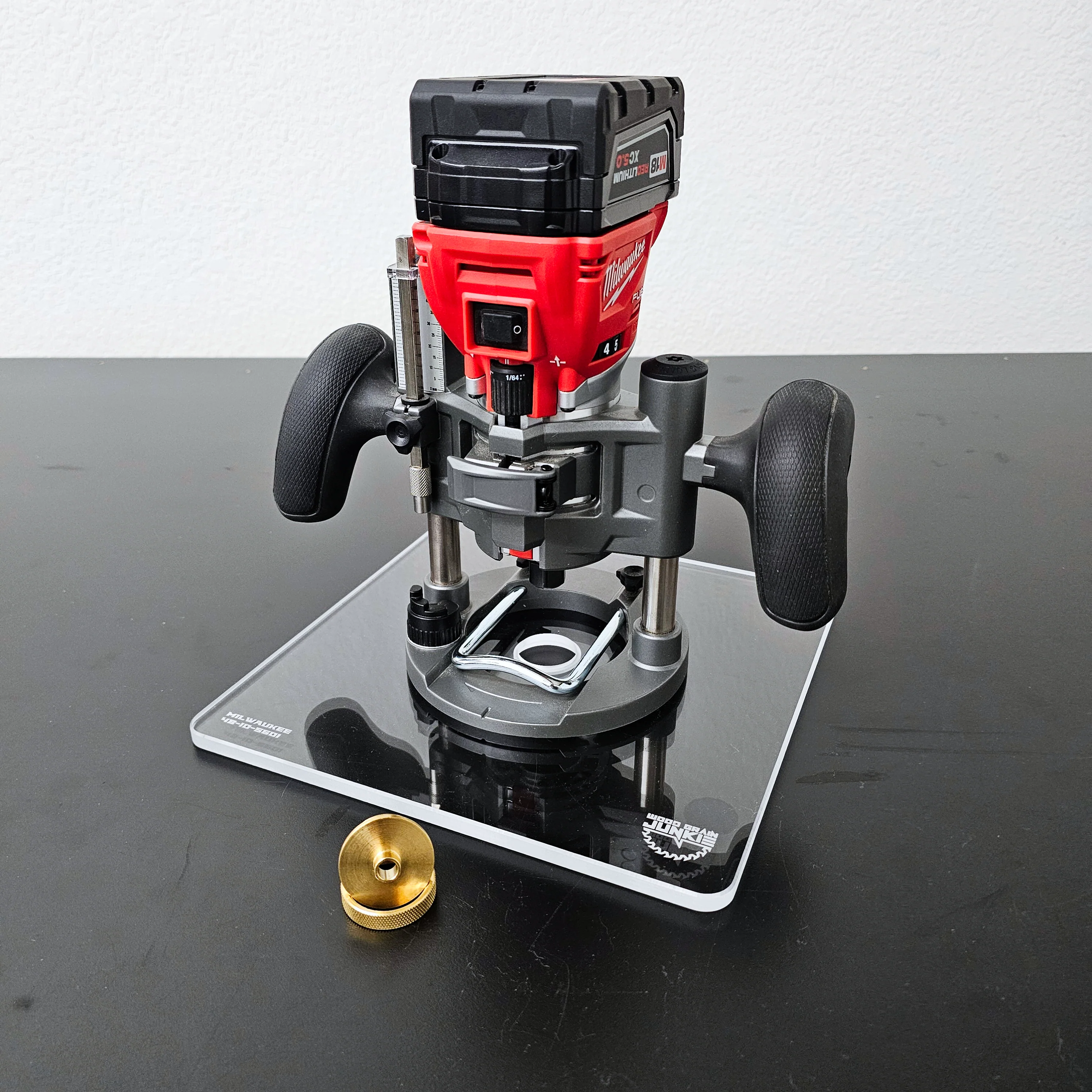 TrimFit Pro® 10in Base Plate - Milwaukee M18 FUEL Trim Router Plunge Base (48-10-5601) - Image 6
