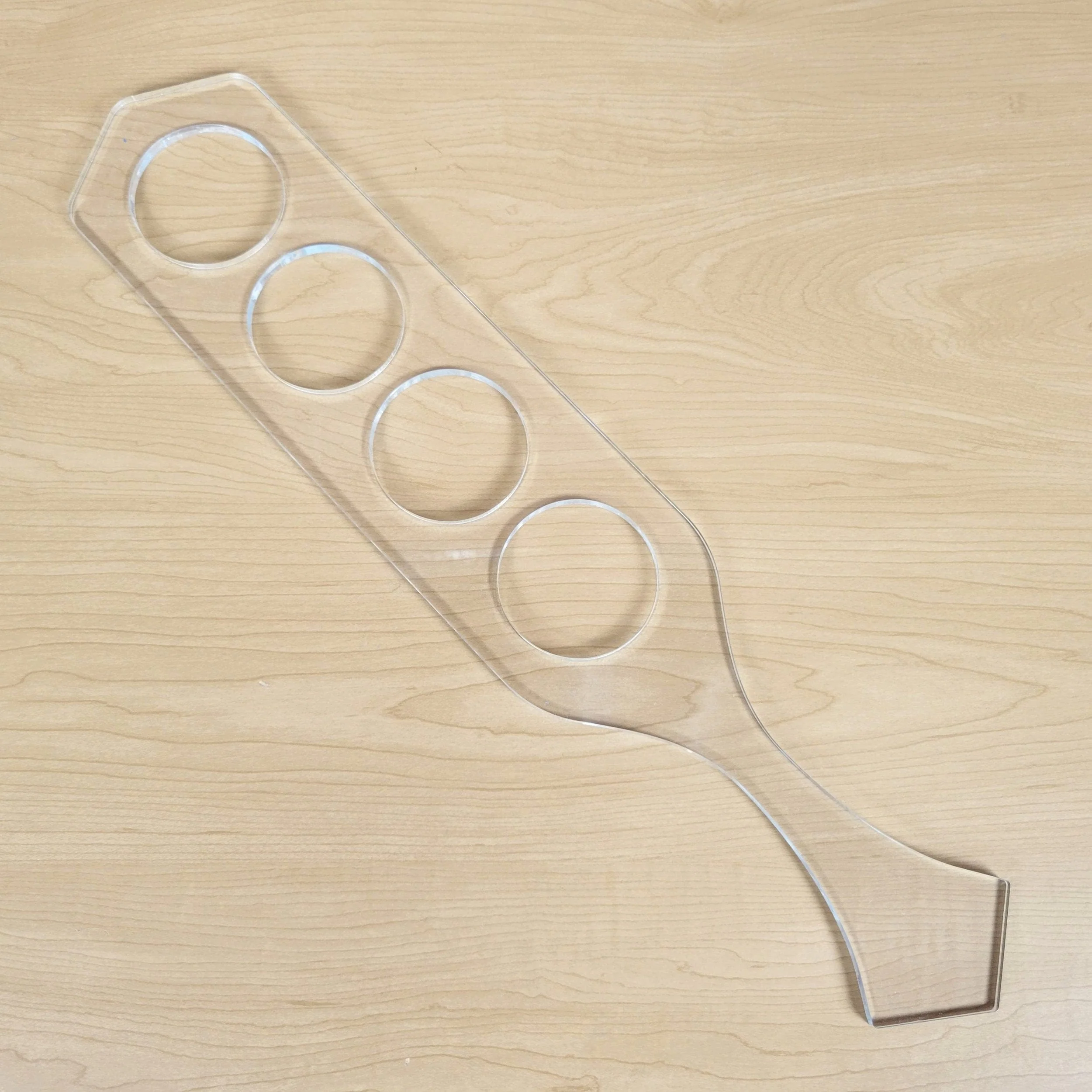 Necktie Beer Flight Acrylic Router Template - Image 5