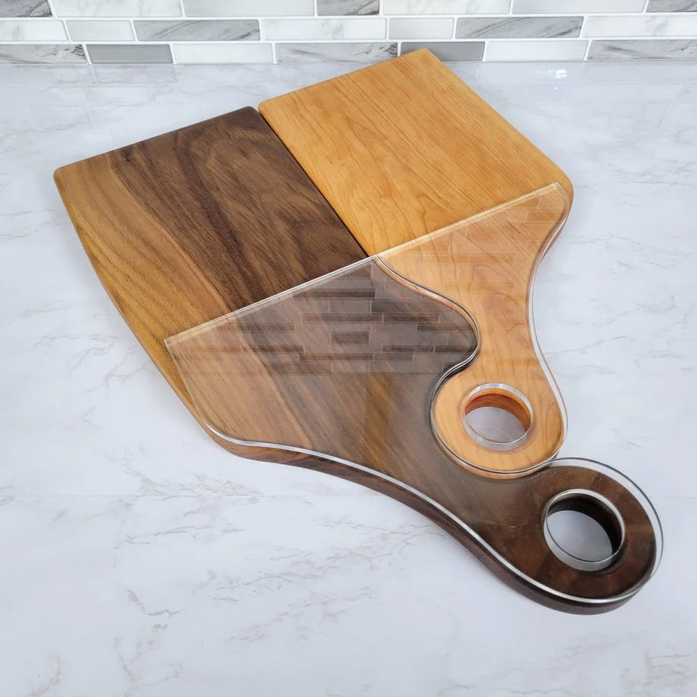 Nesting Charcuterie Board Handle Router Template Set - Image 2