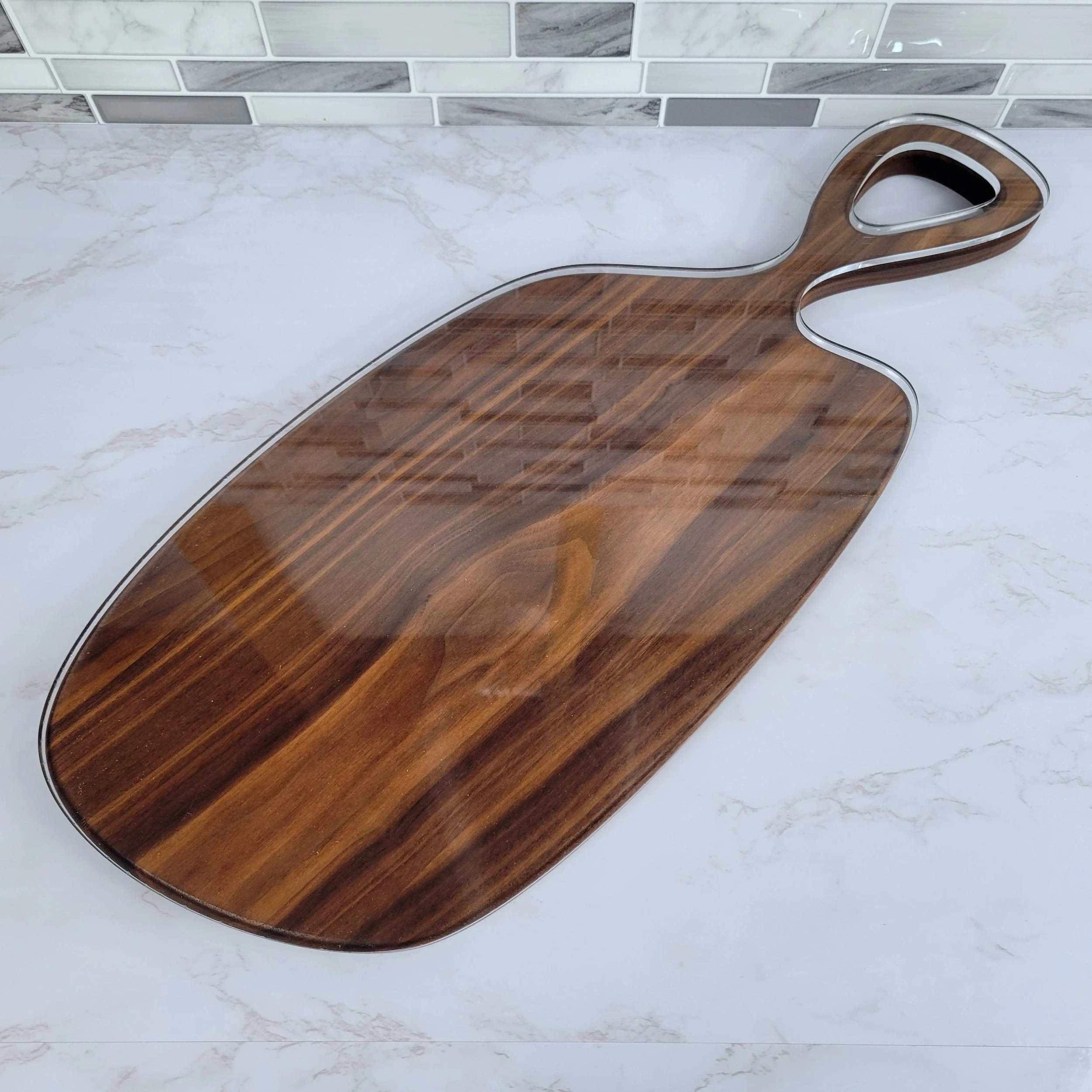 Organic Handle Full Charcuterie Board Acrylic Router Template - Image 3
