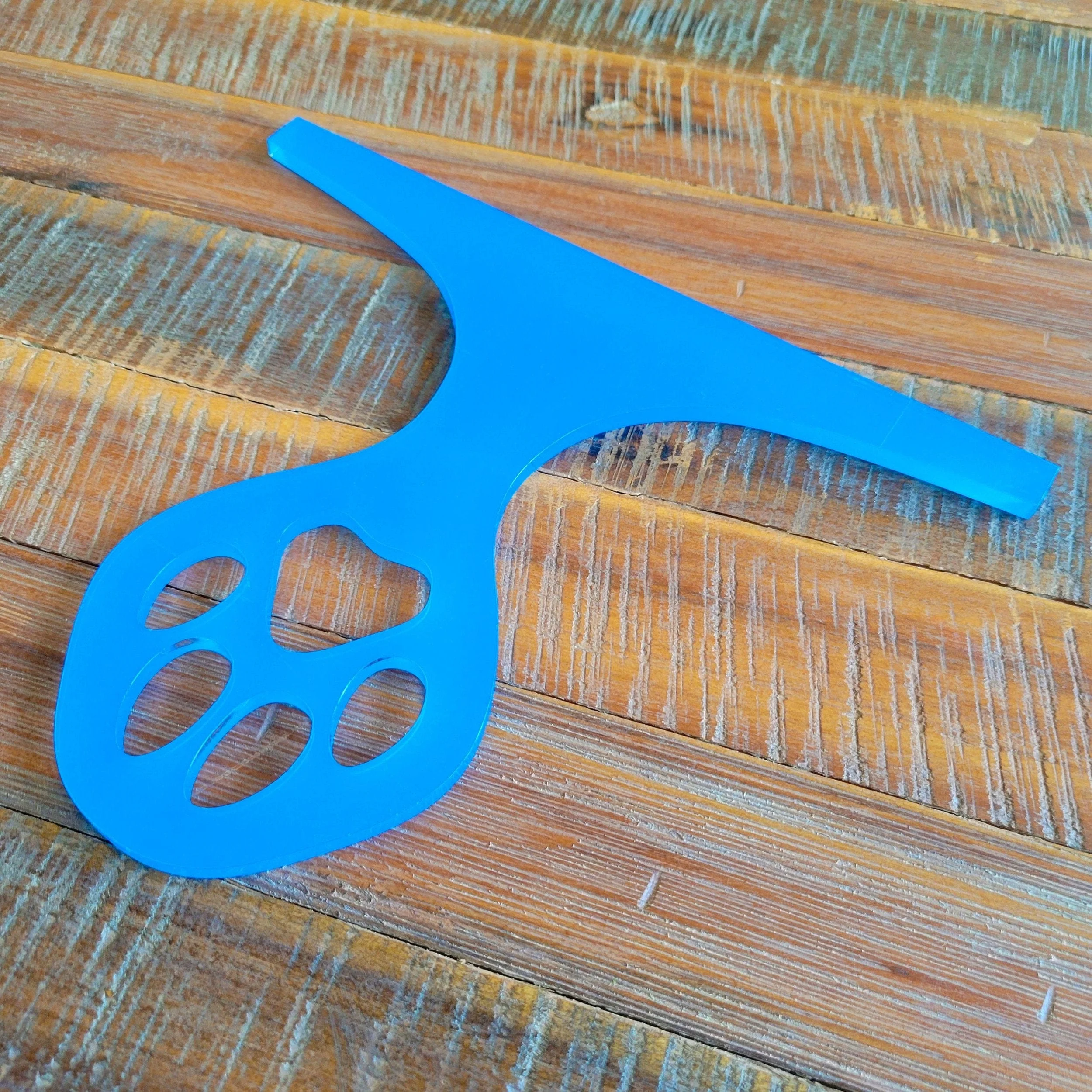 Paw Print Charcuterie Board Handle Acrylic Router Template - Image 7
