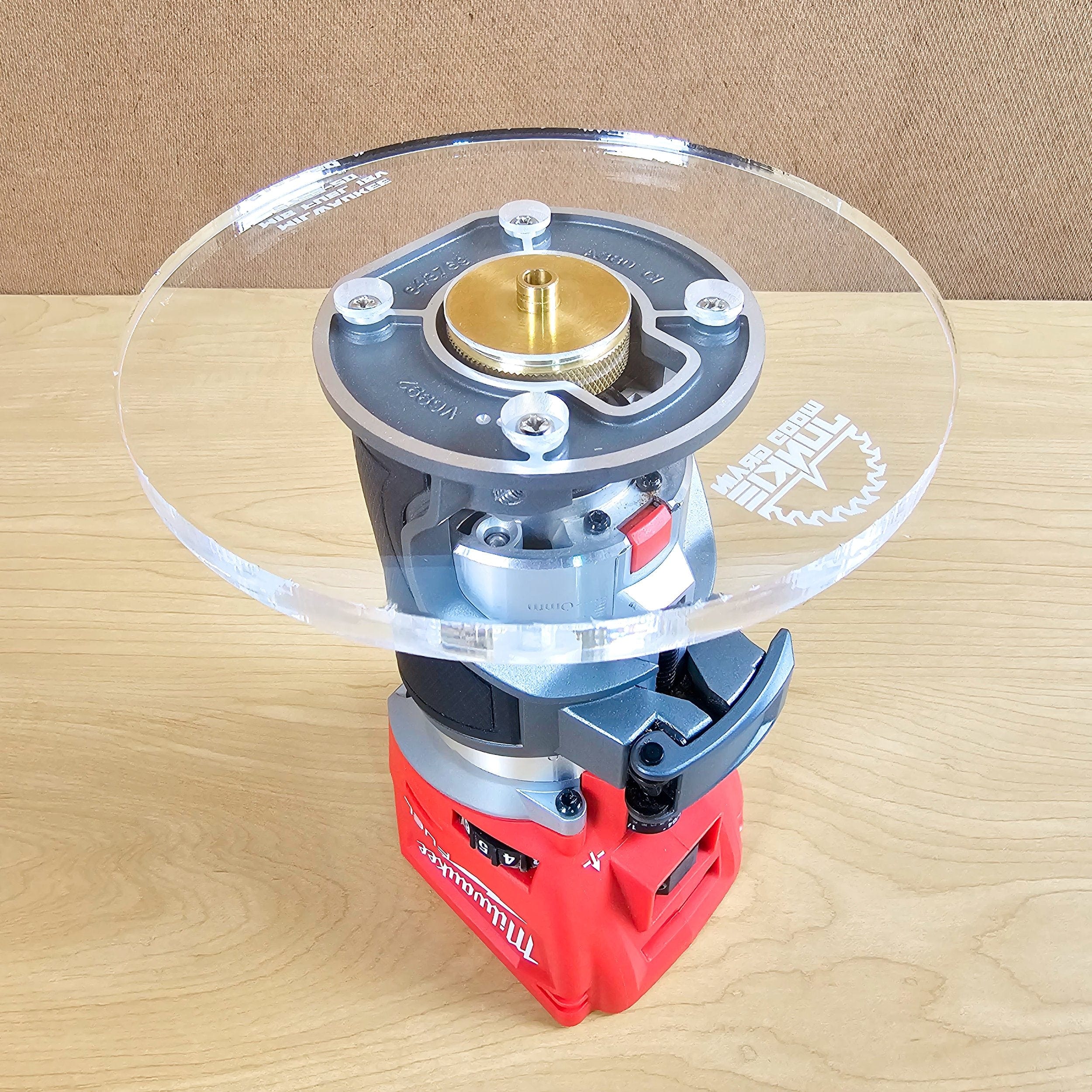 TrimFit Pro® 6 inch ROUND Router Base Plate for Milwaukee M18 FUEL 2723-20 - Image 5