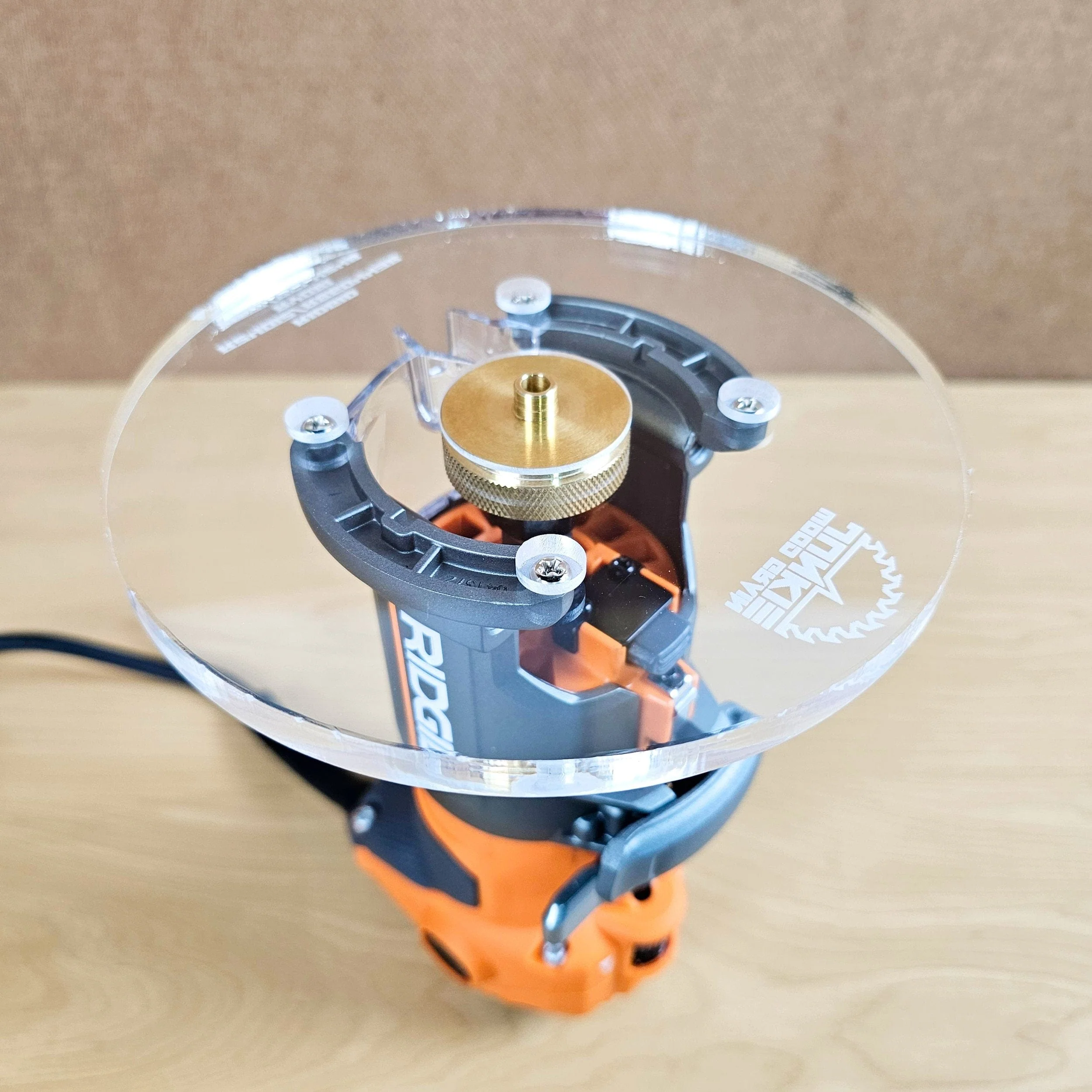 TrimFit Pro® 6 inch ROUND Router Base Plate for Ridgid and Ryobi - Image 5