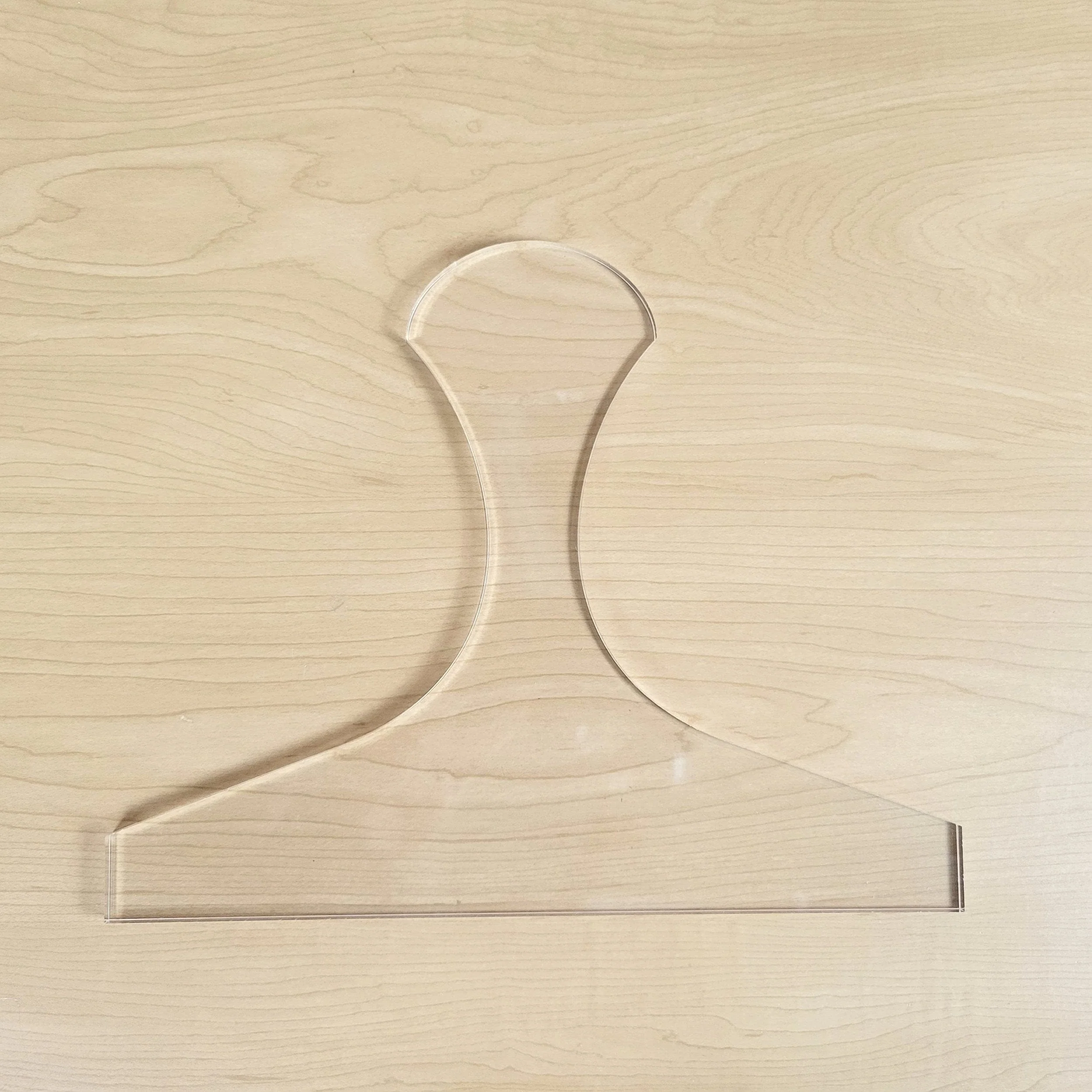 Round Top Charcuterie Board Handle Acrylic Router Template - Image 6