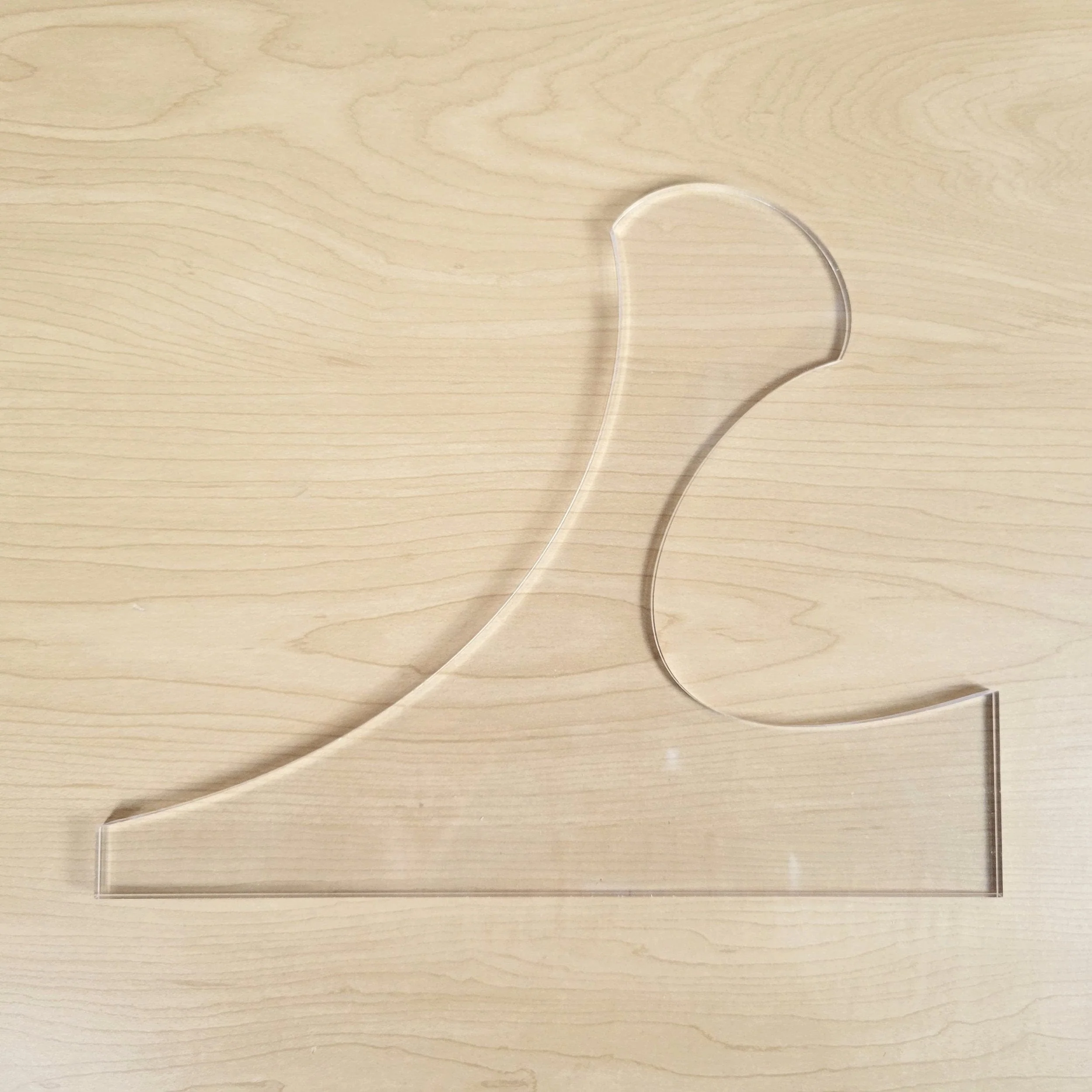 Round Top Charcuterie Board Handle Acrylic Router Template - Image 7