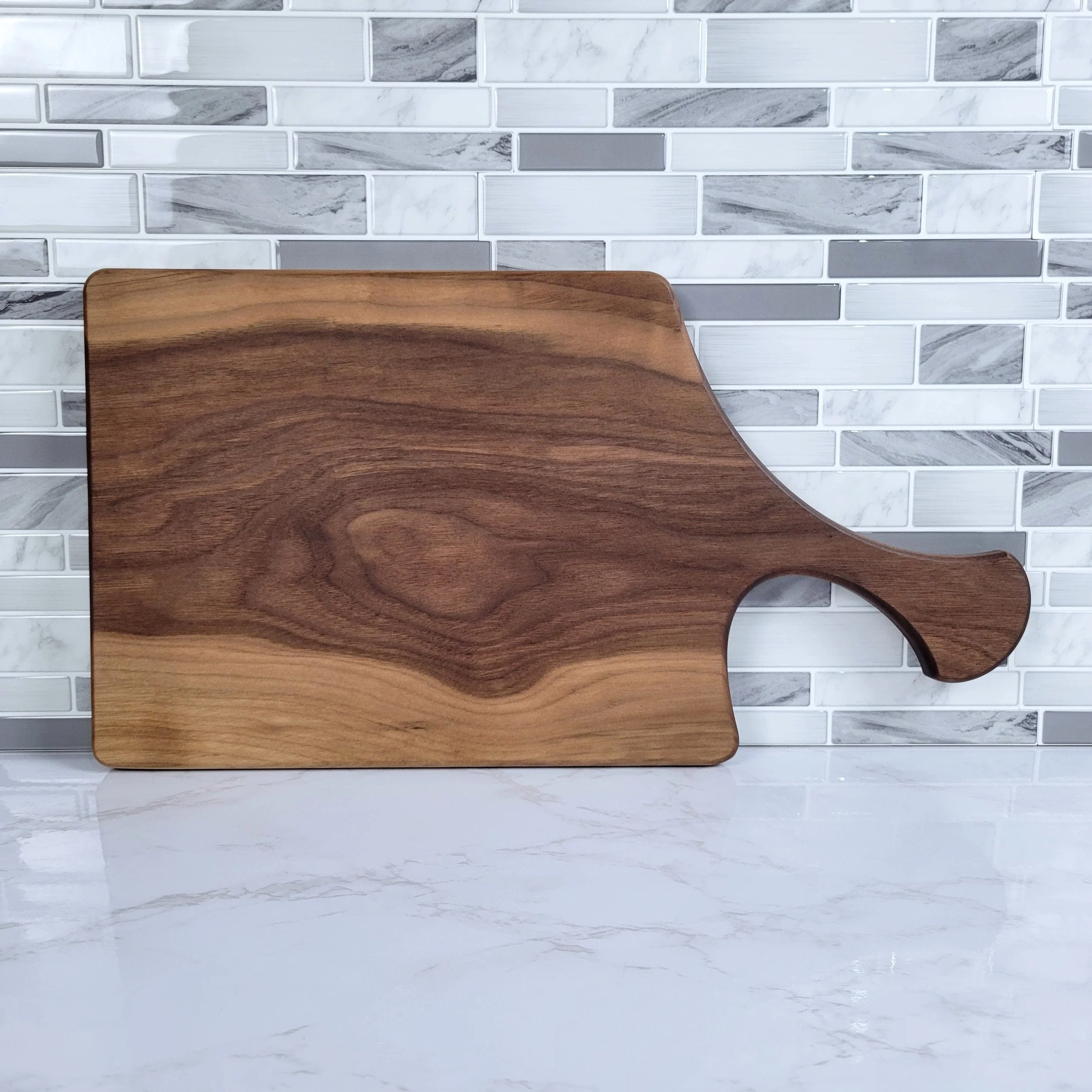 Round Top Charcuterie Board Handle Acrylic Router Template - Image 9