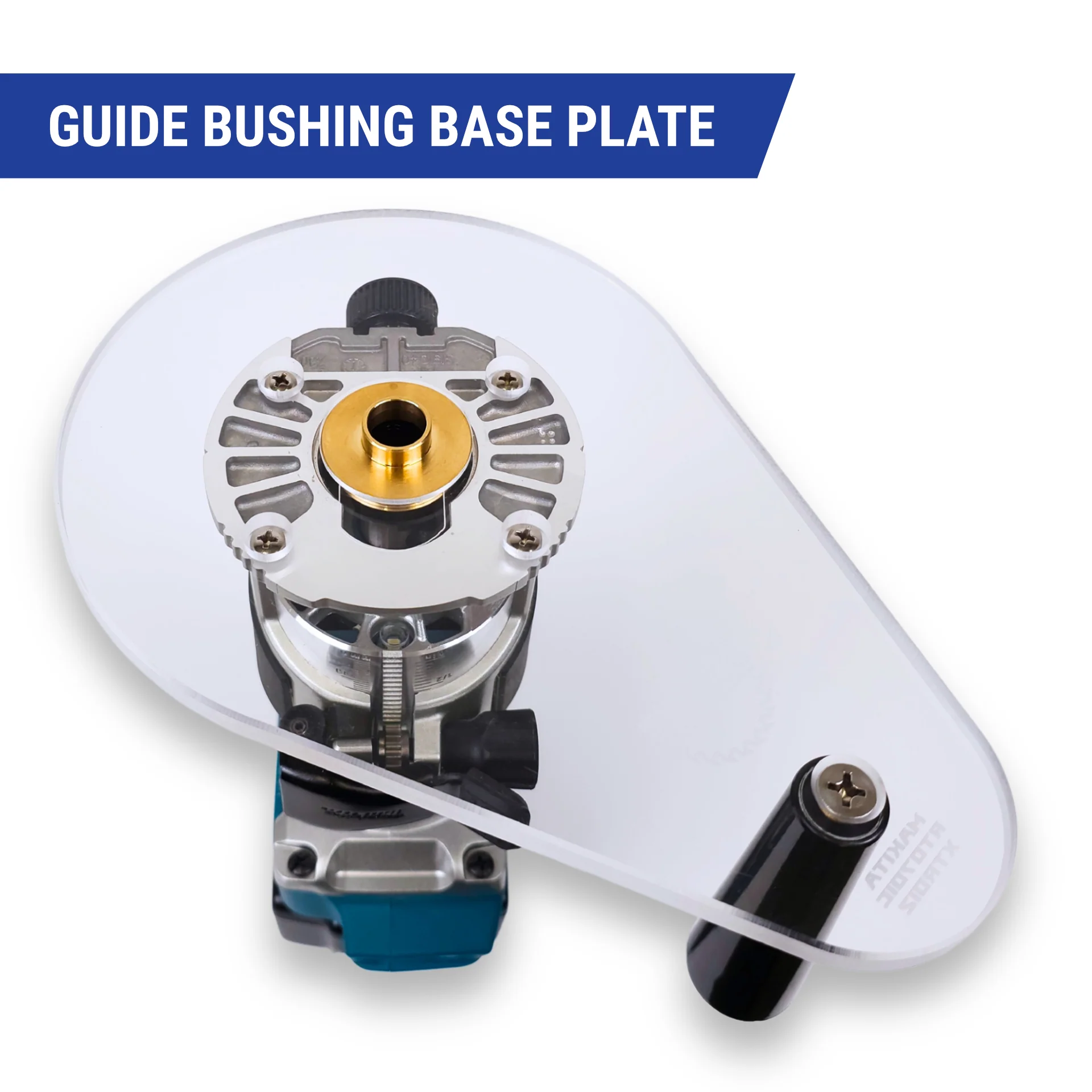 TrimFit Pro® SINGLE GRIP Router Base Plate for Makita RT0701C and XTR01Z - Image 5