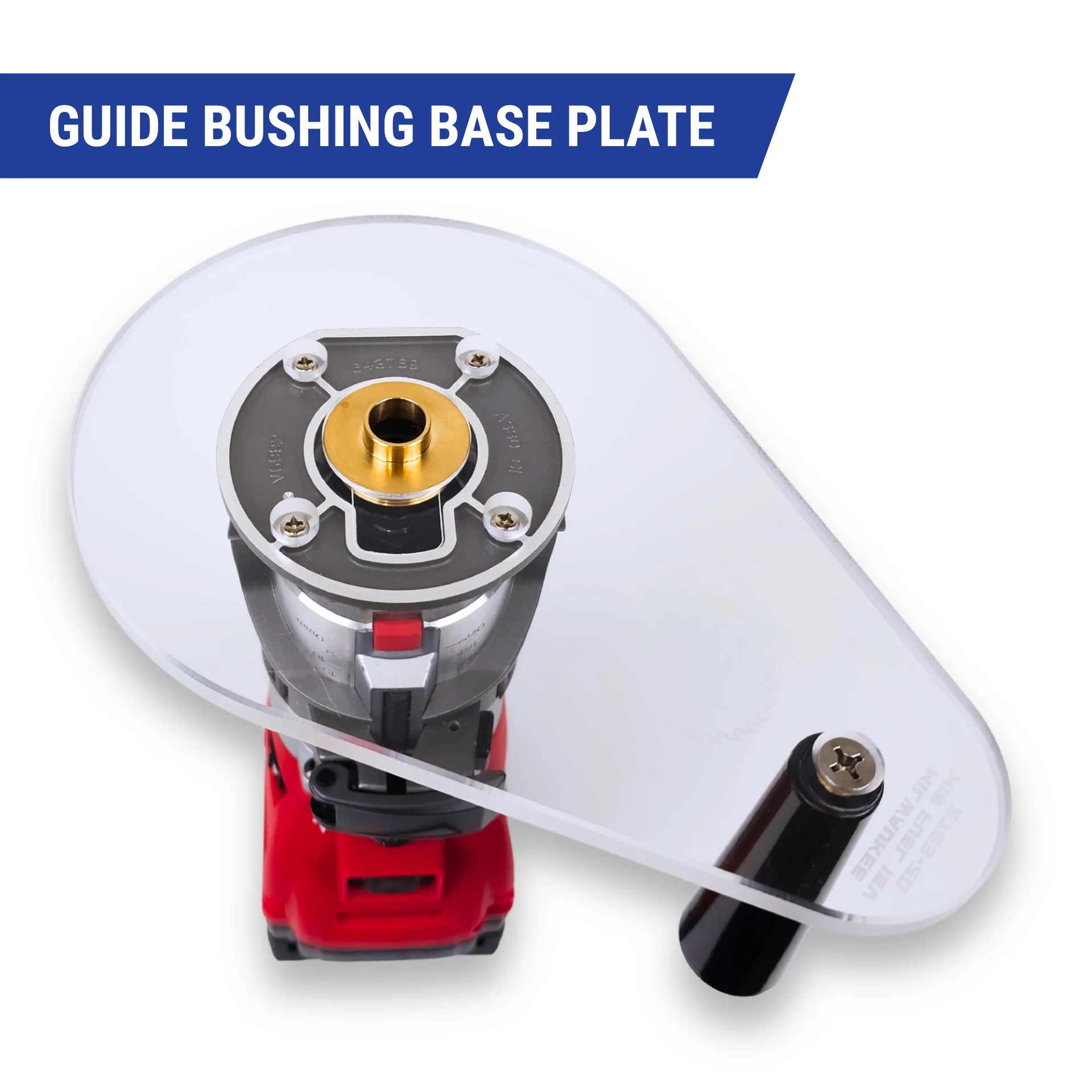 TrimFit Pro® SINGLE GRIP Router Base Plate for Milwaukee M18 FUEL 2723-20 - Image 6