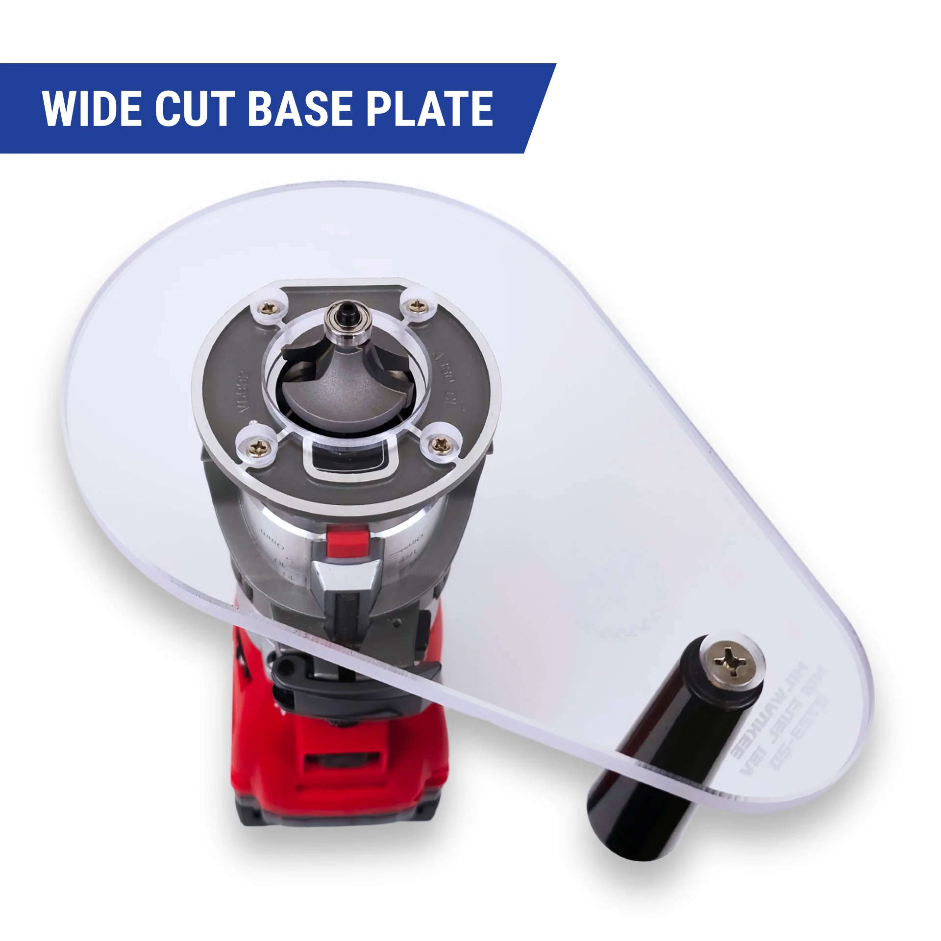 TrimFit Pro® SINGLE GRIP Router Base Plate for Milwaukee M18 FUEL 2723-20 - Image 7