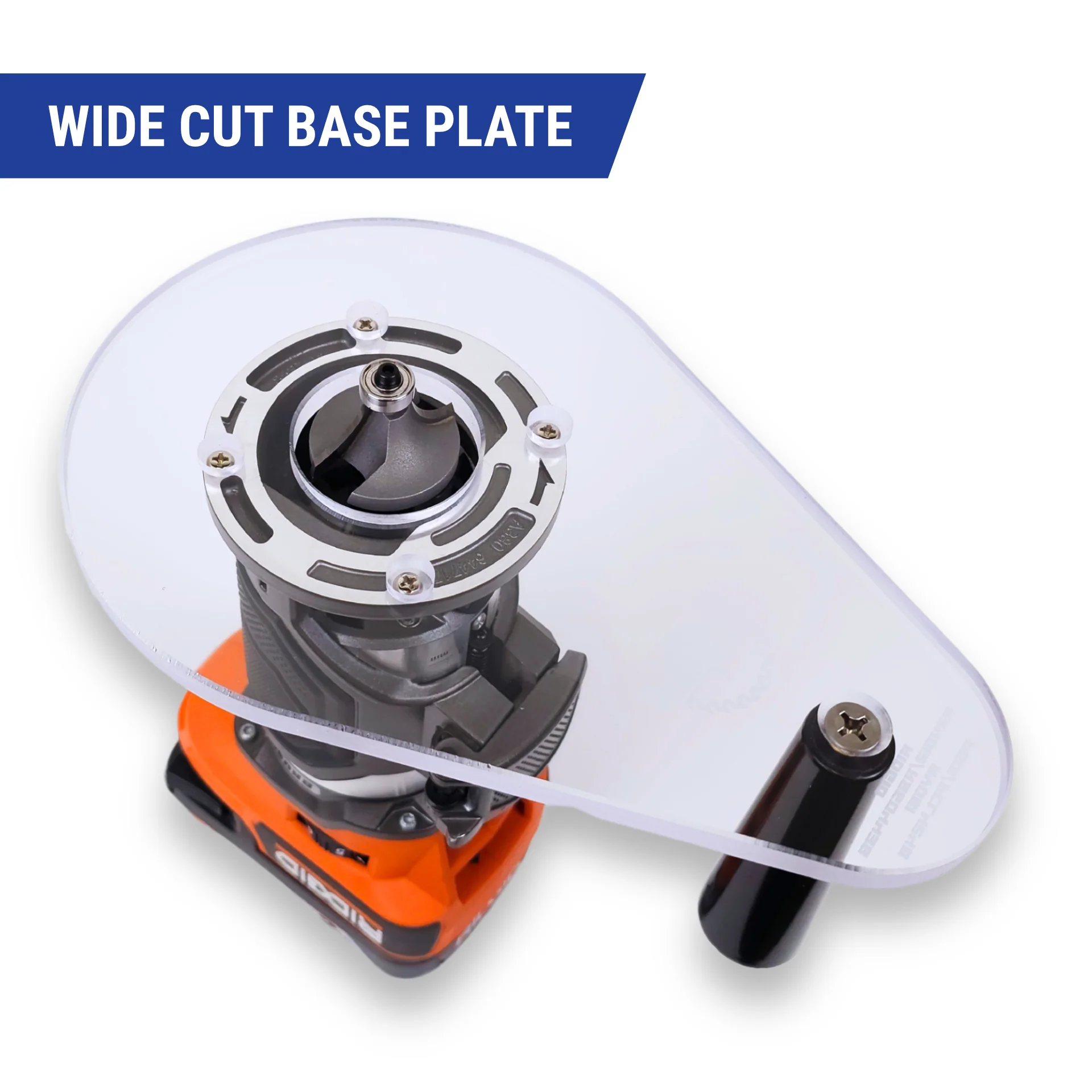 TrimFit Pro® SINGLE GRIP Router Base Plate for Ridgid and Ryobi - Image 8