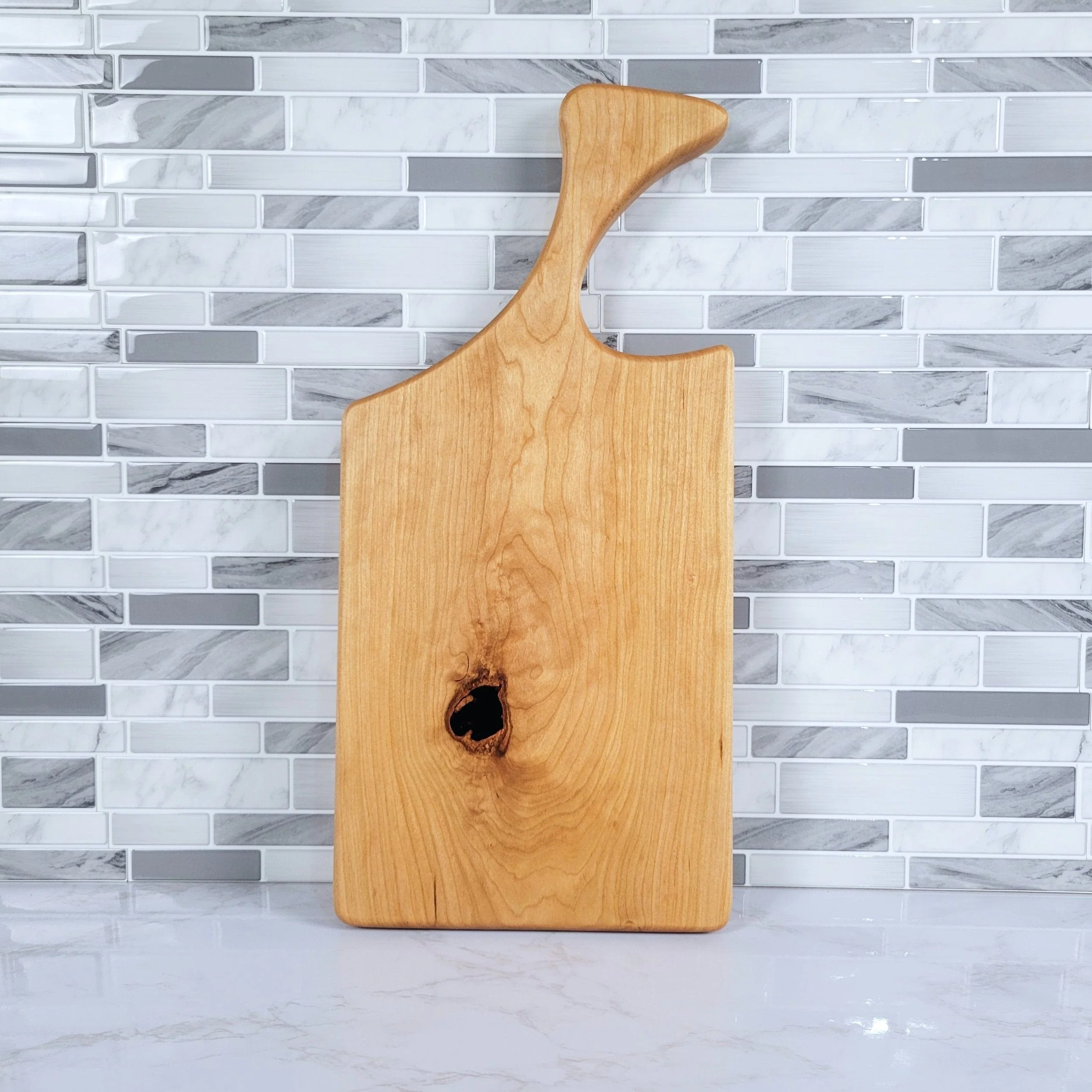 Skinny Modern Charcuterie Board Handle Acrylic Router Template - Image 9