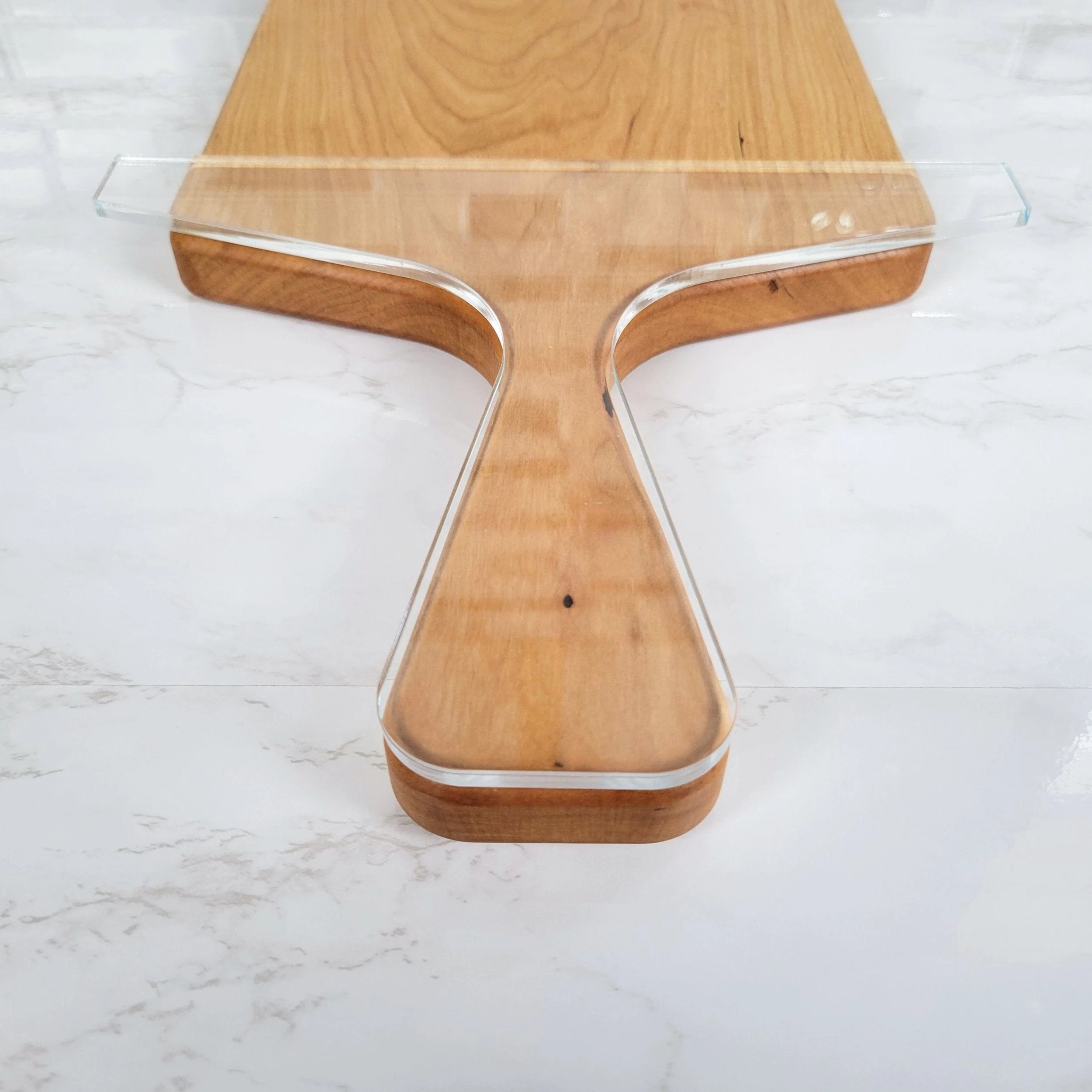 Skinny Necktie Charcuterie Board Handle Acrylic Router Template - Image 2