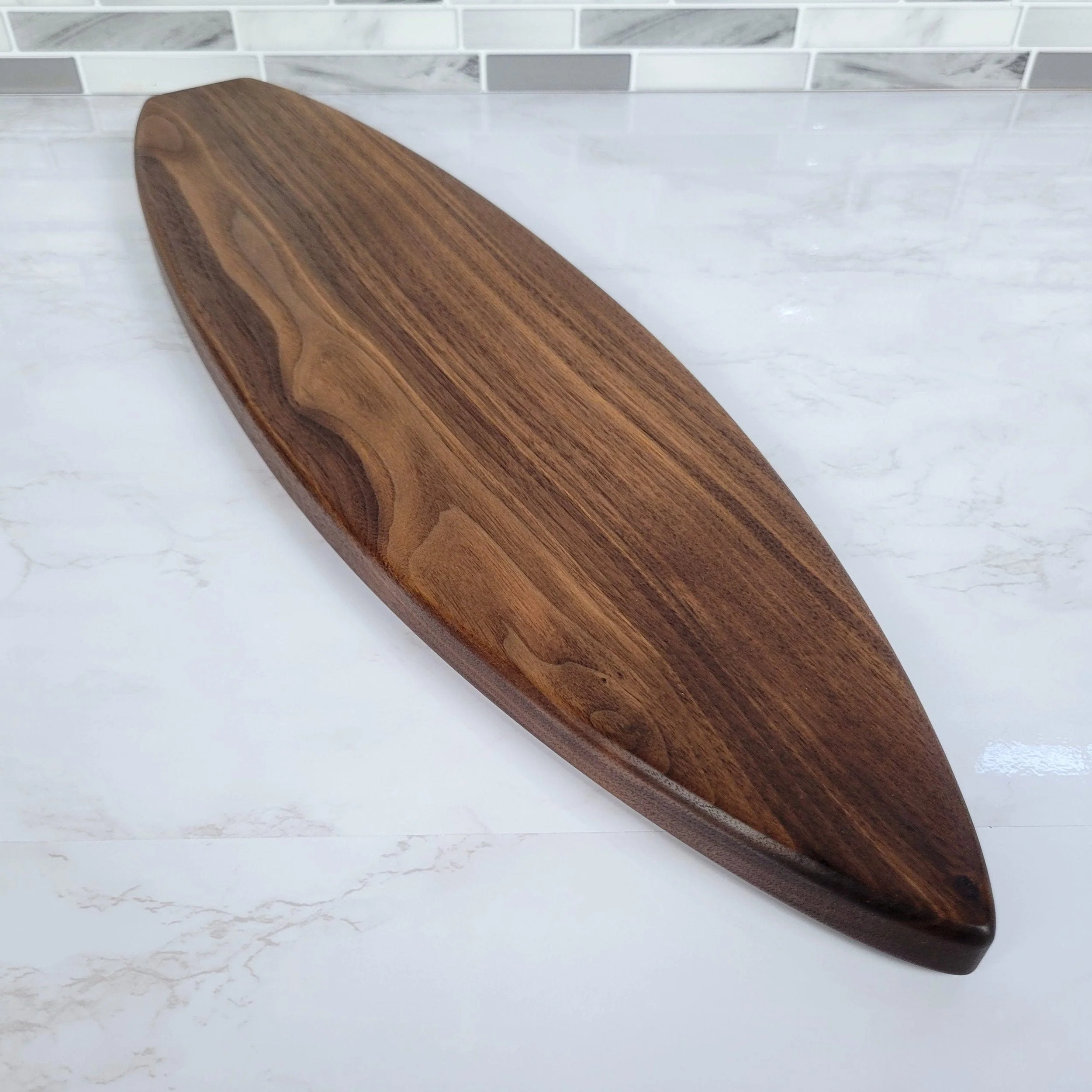 Surfboard Charcuterie Board | Black Walnut - Image 3
