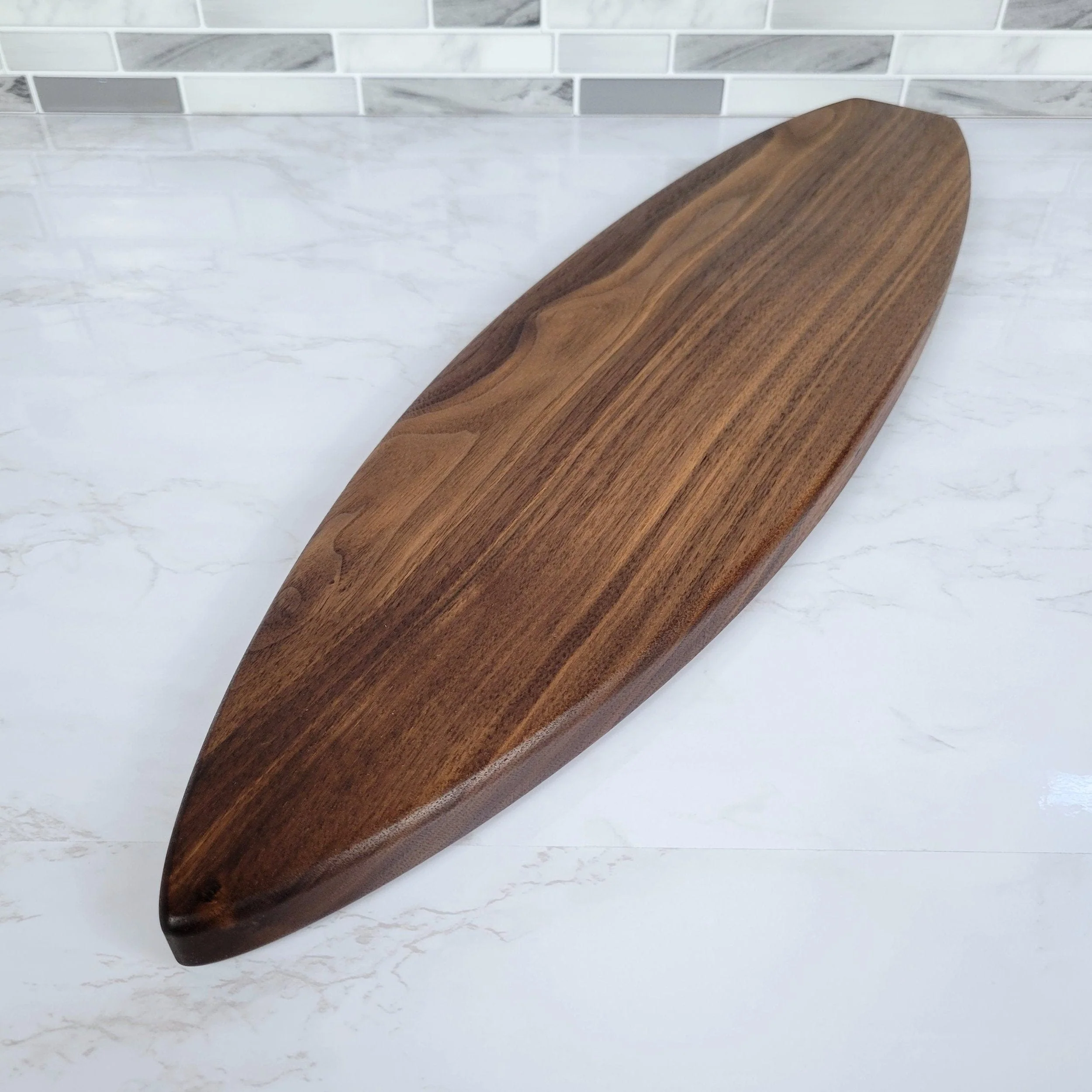 Surfboard Charcuterie Board | Black Walnut - Image 4