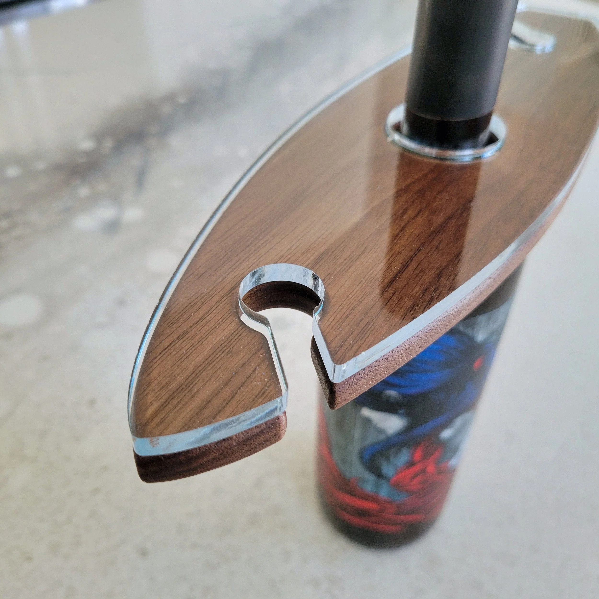 Surfboard Wine Caddy Acrylic Router Template - Image 6