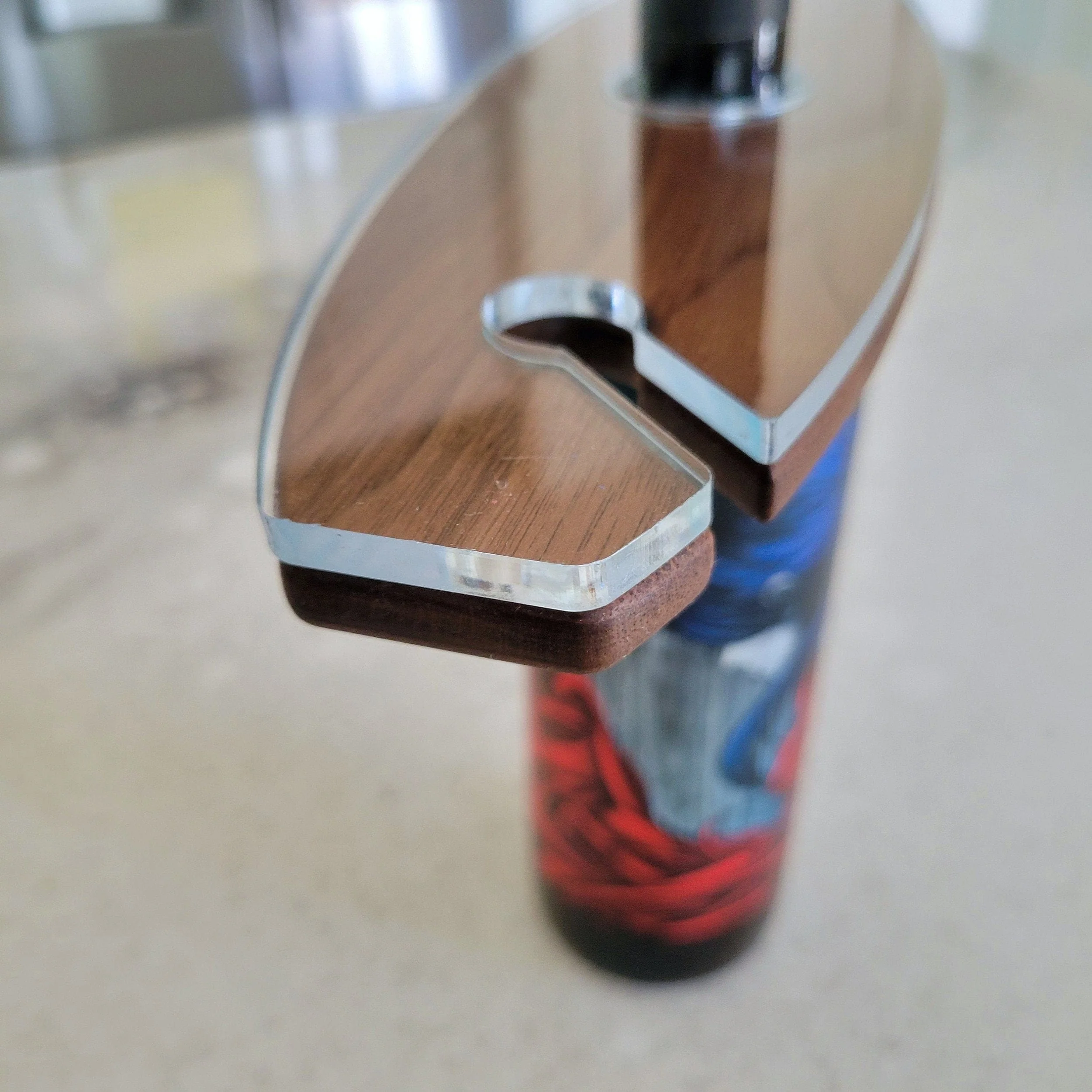 Surfboard Wine Caddy Acrylic Router Template - Image 7