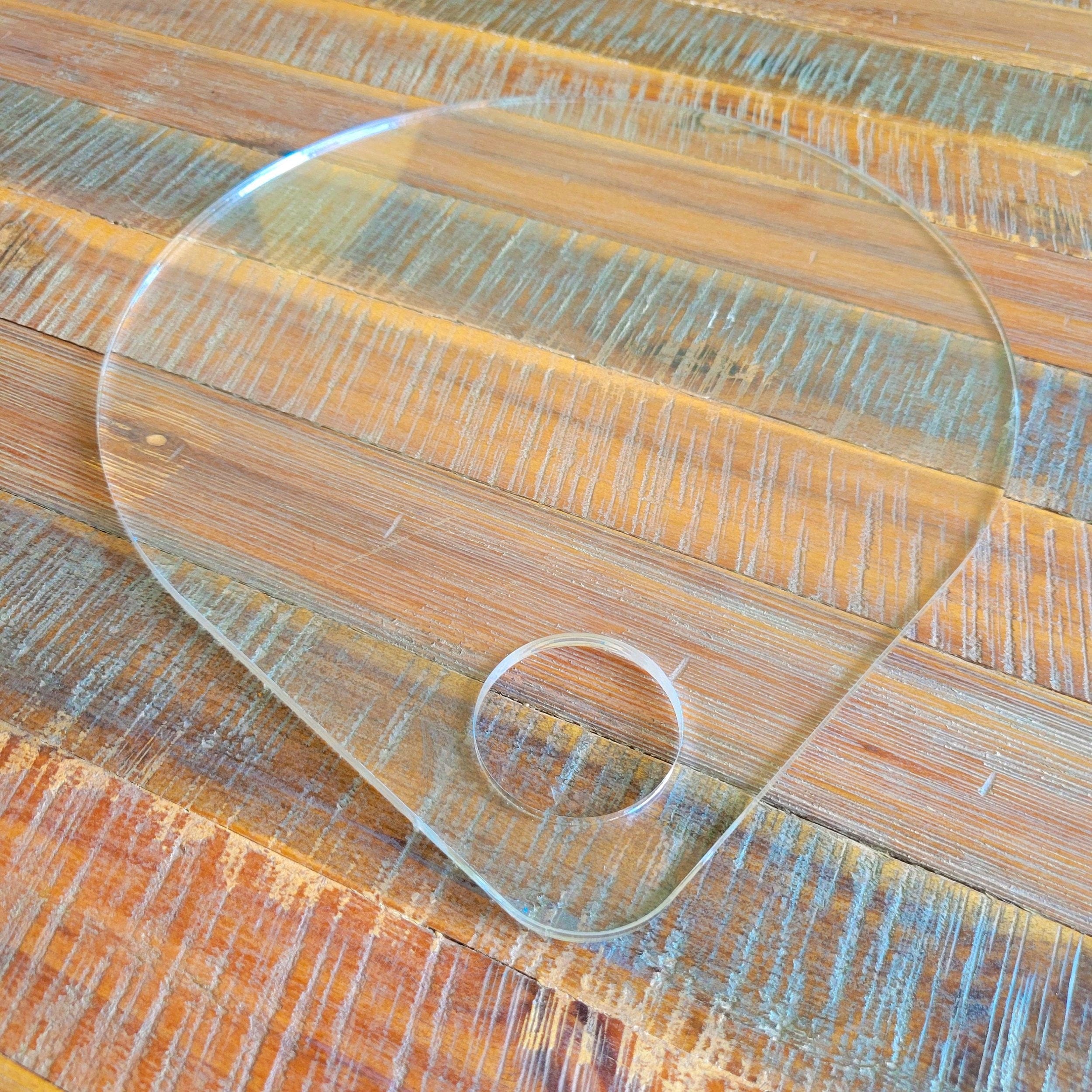 Teardrop Cutting Board Acrylic Router Template - Image 5