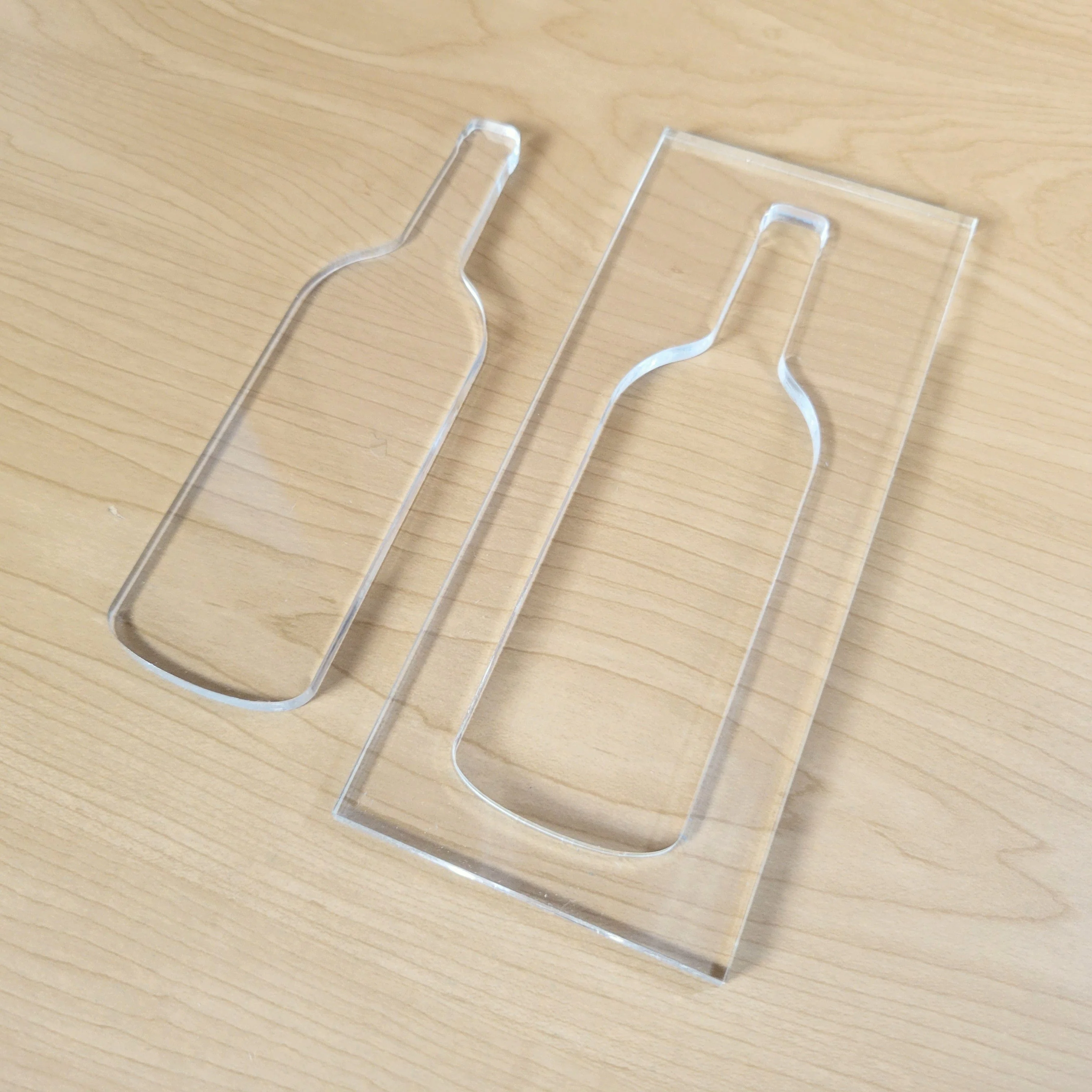 Wine Bottle Epoxy/Resin Inlay Acrylic Router Template - Image 3