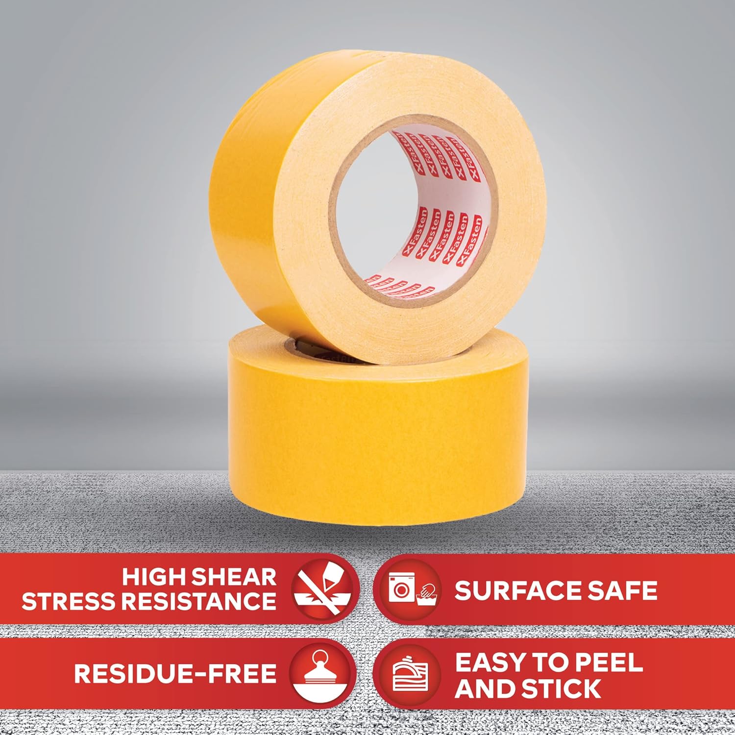 XFasten Double Sided Woodworking Tape | 1 Inch x 20 Yards | 3-Pack - Image 5